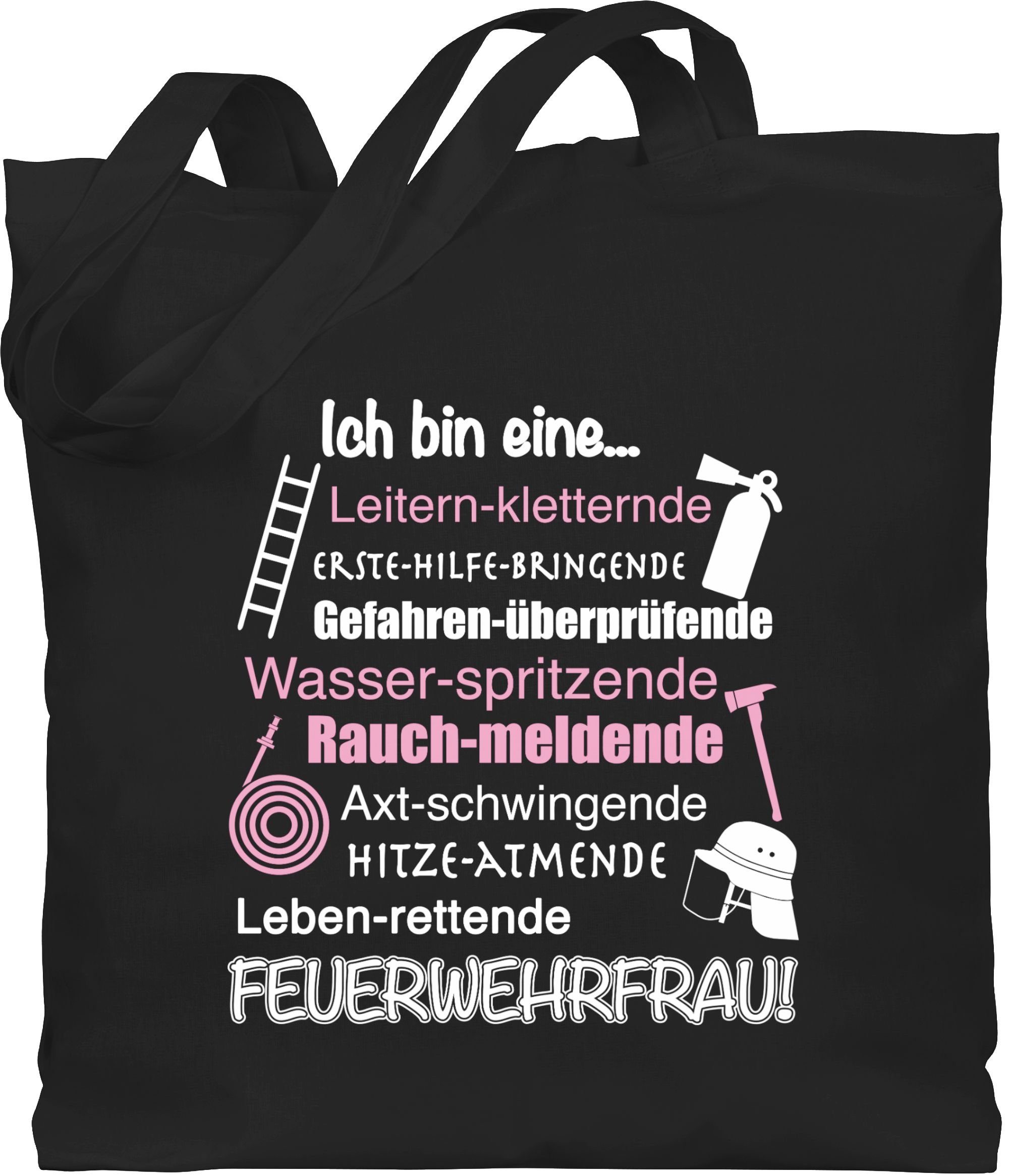 Shirtracer Umhängetasche Ich bin eine ... Feuerwehrfrau!, Feuerwehr