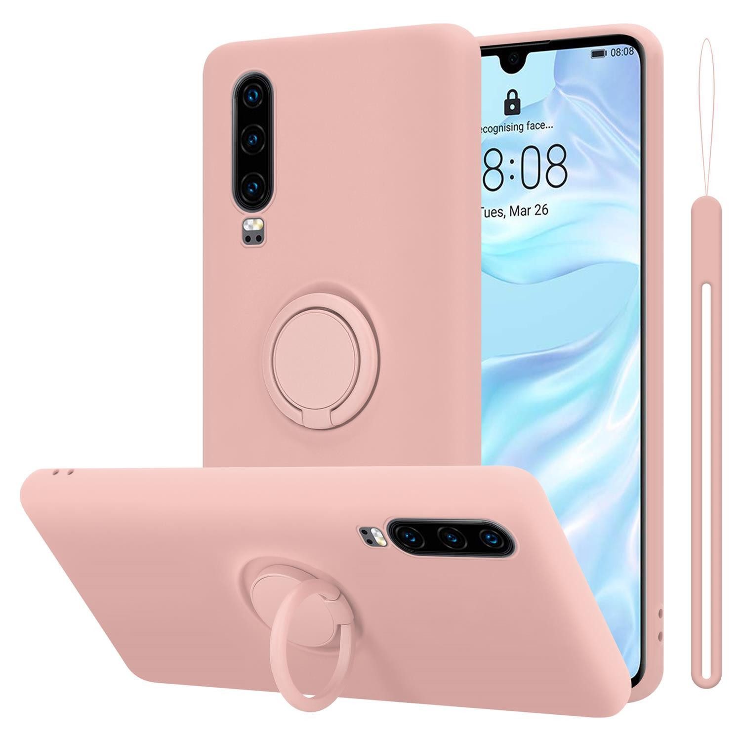 Cadorabo Handyhülle für Huawei P30 Hülle Huawei P30, Robustes Hard Case - Handy Schutzhülle - Hülle - Back Cover Bumper