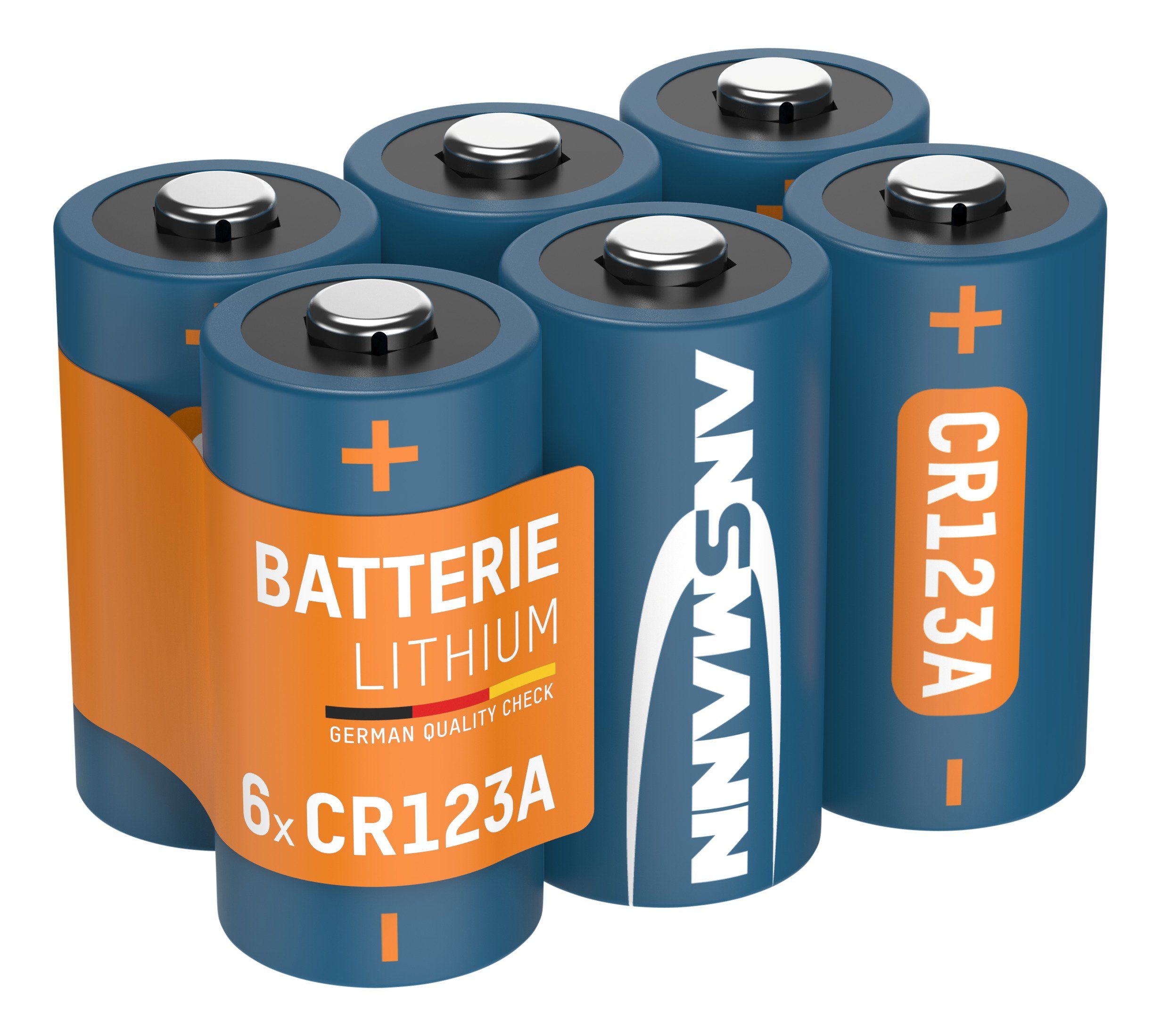 3V CR123A Stück Fotobatterie Photo CR17335 6 ANSMANN® Batterie Lithium