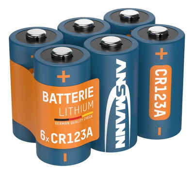 ANSMANN AG CR123A Lithium Fotobatterie 3V 6 Stück Photo CR17335 Batterie