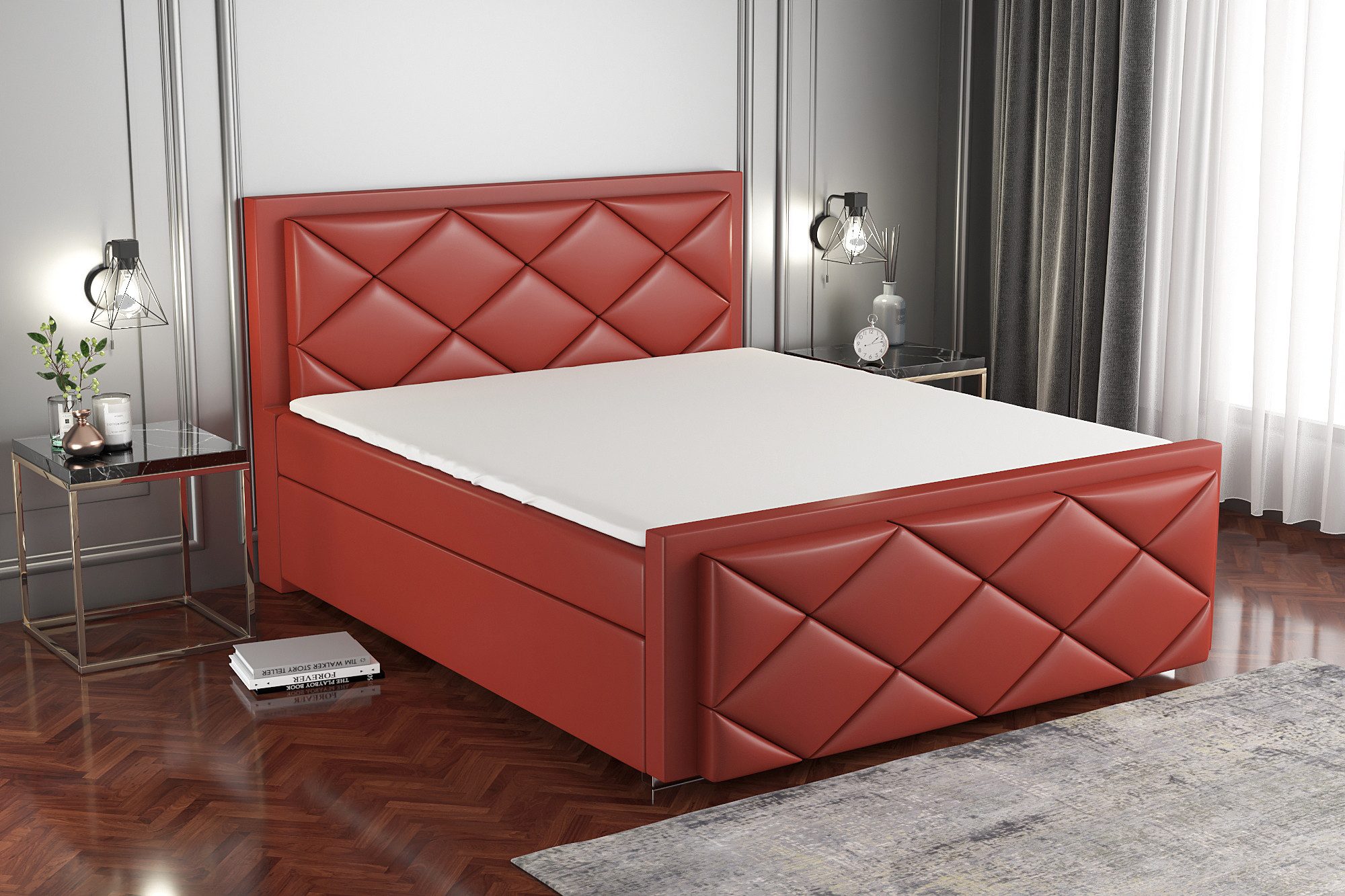 A&J MöbelLand GmbH Boxspringbett SAXI mit günstig online kaufen