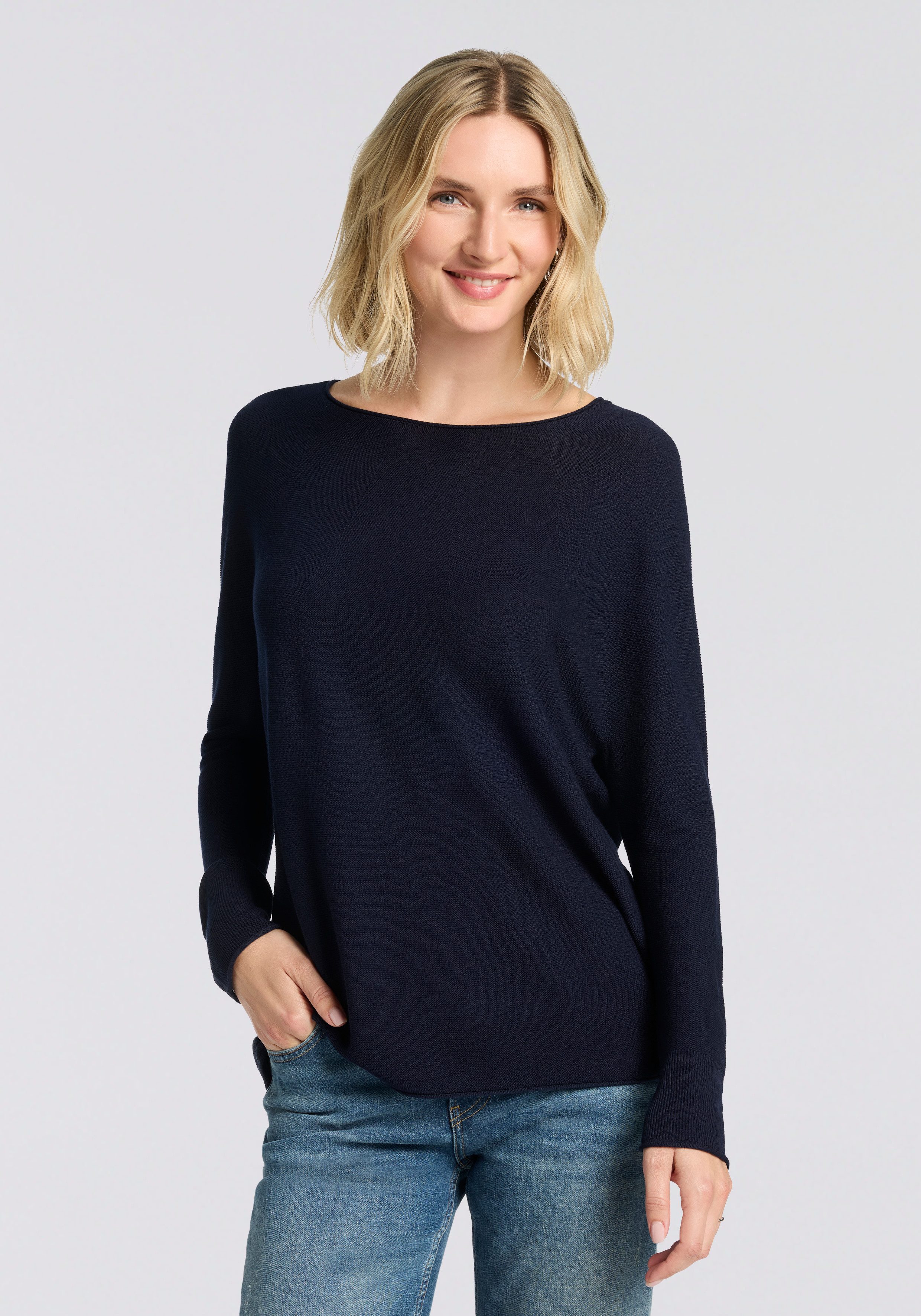 BOSS ORANGE Strickpullover Falandrana Premium Damenmode im Materialmix mit günstig online kaufen