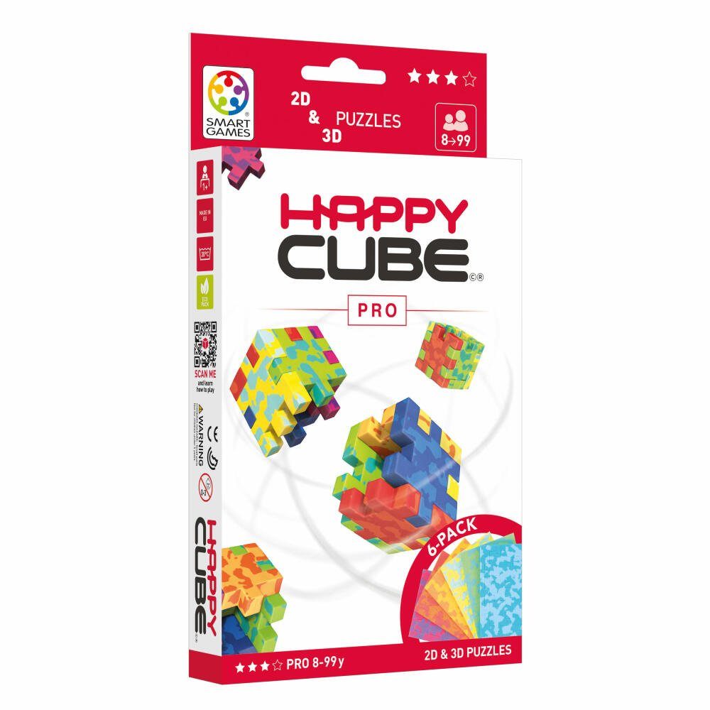 Smart Games Pro Cube Spiel, Happy