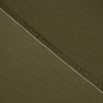 SCHÖNER LEBEN. Stoff Outdoorstoff SUN LAB beschichtet uni khaki 1,50m Breite, abwaschbar