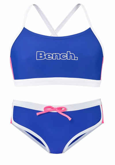 Bench. Bustier-Bikini mit Kontrastdetails