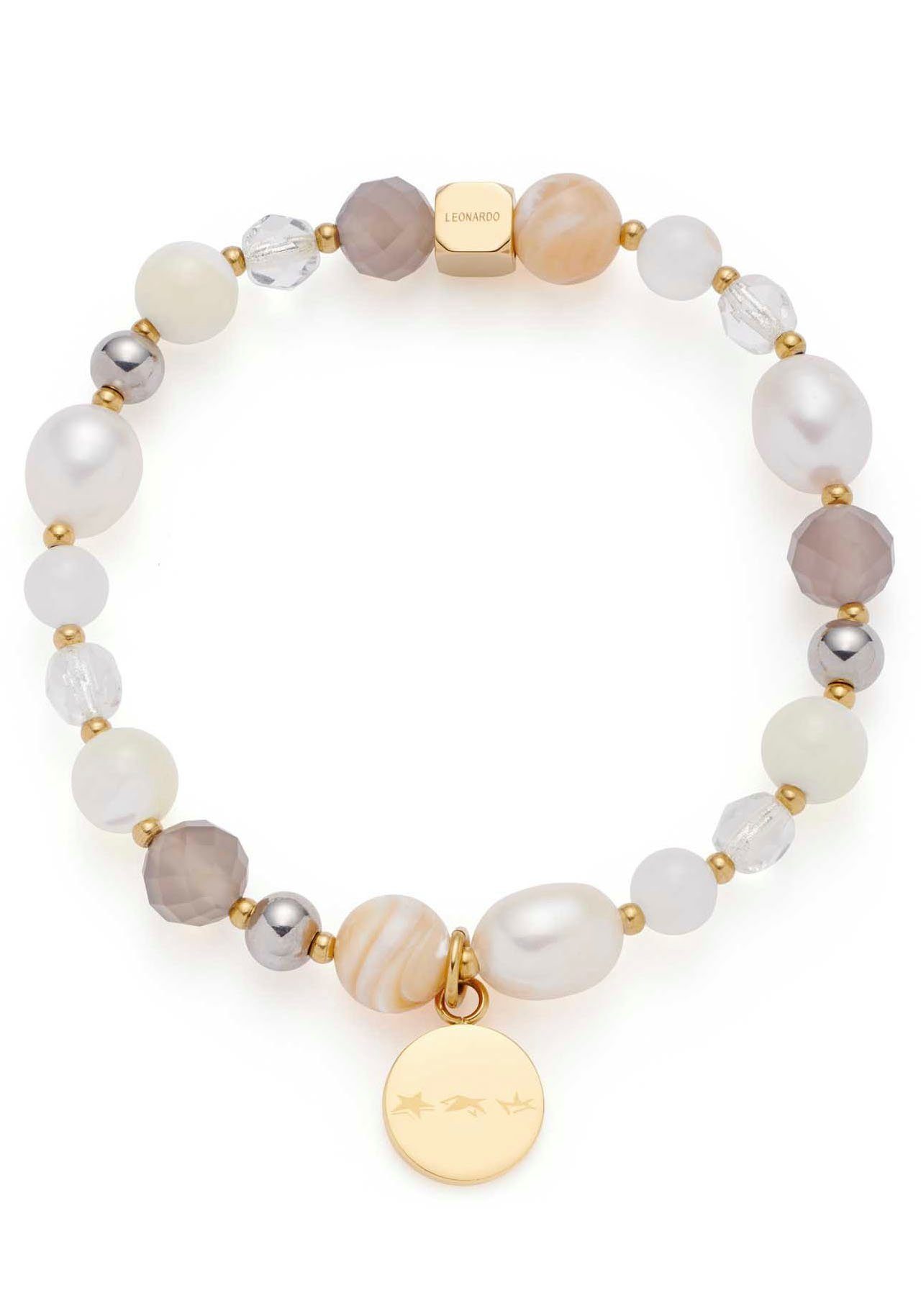 LEONARDO Armband Bicolor Hope, mit Achat - mit Glasperle, Süßwasserzuchtper günstig online kaufen