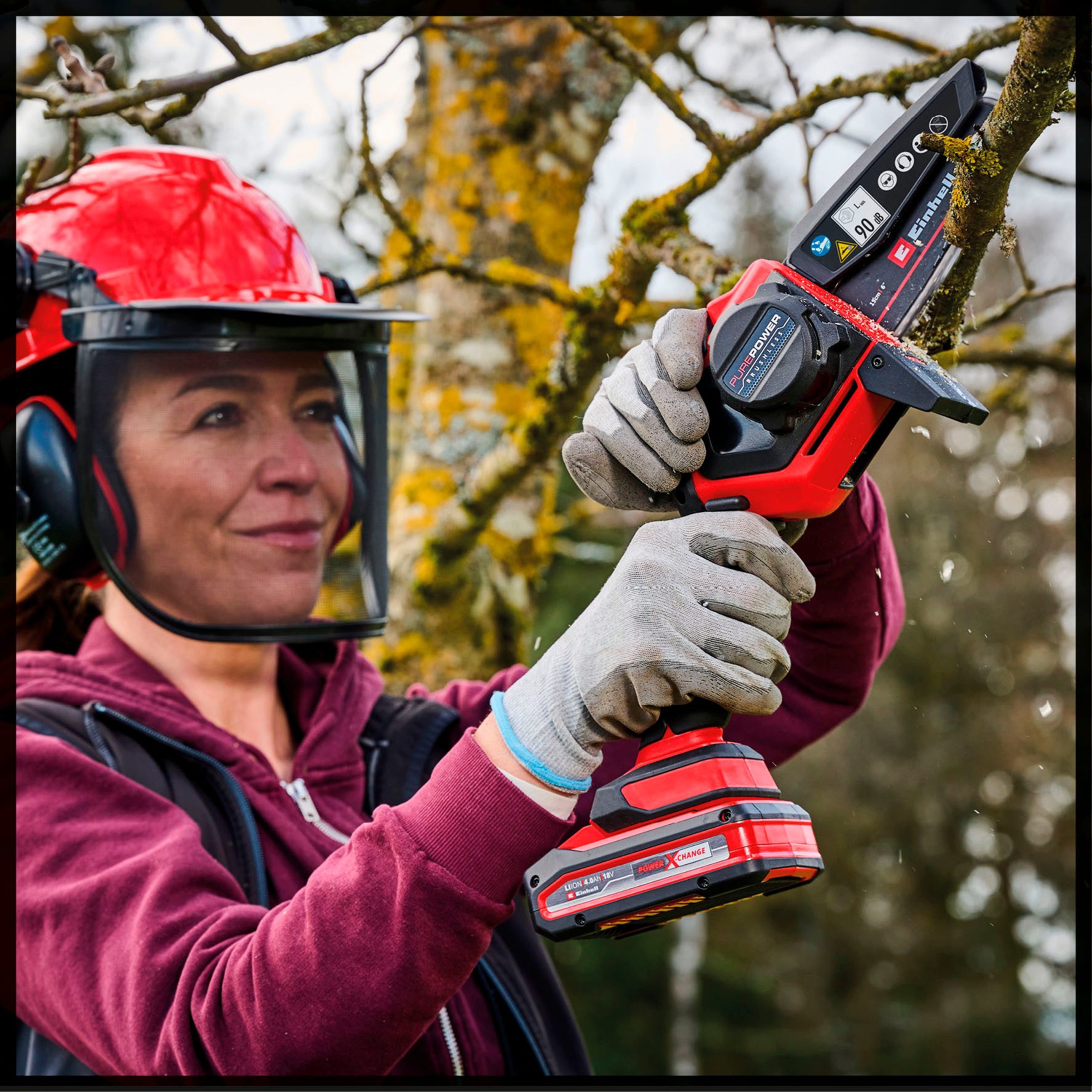 Einhell Akku-Kettensäge »GE-PS 18/15 Li Bag Kit«, 15,8 cm Schwertlänge, Ink günstig online kaufen