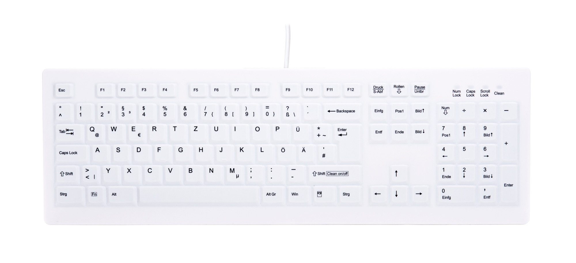 contour AK-C8100-W/GE USB-Tastatur