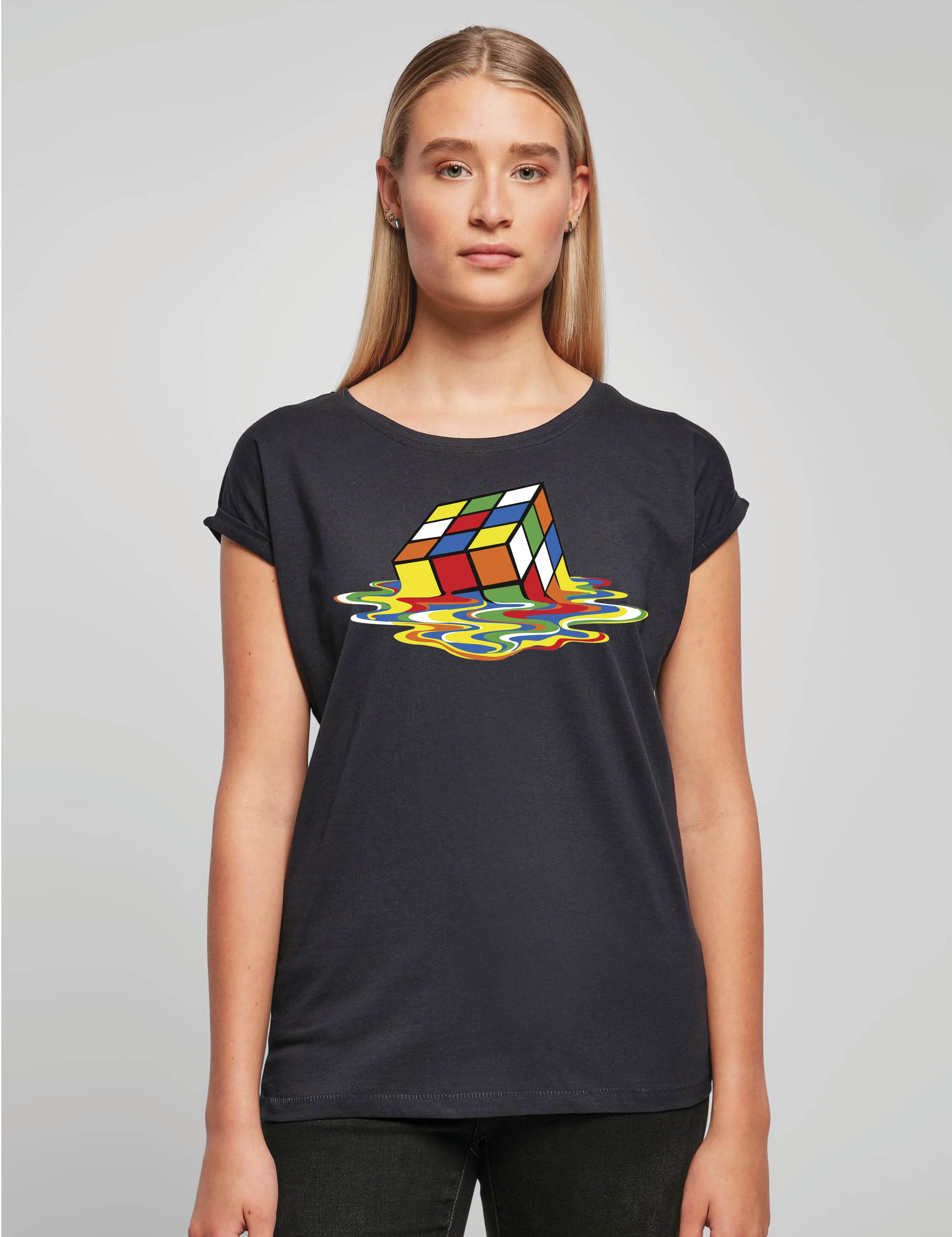 Youth Designz Print-Shirt Zauberwürfel Cube Damen T-Shirt als Statement Ges günstig online kaufen