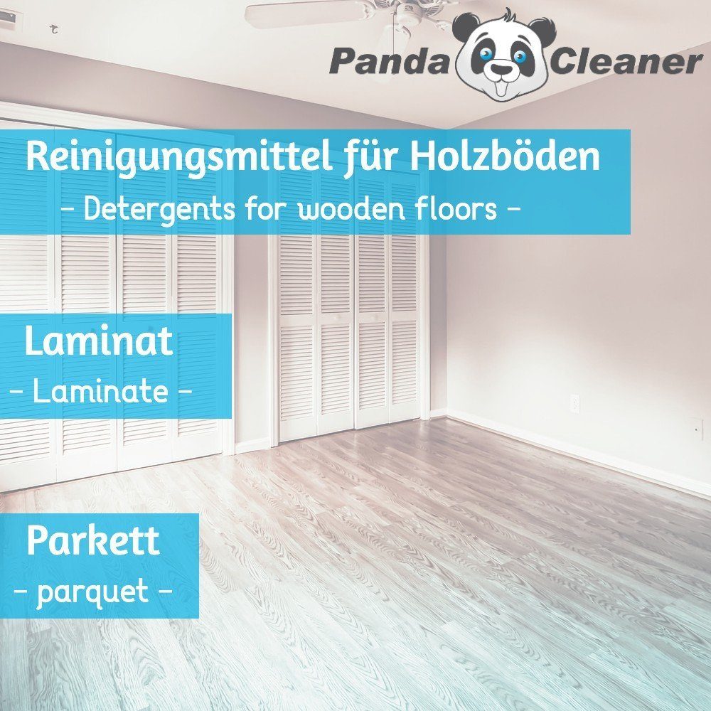 Fussbodenreiniger Holzboden Konzentrat & (1l) Reiniger Pflege PandaCleaner