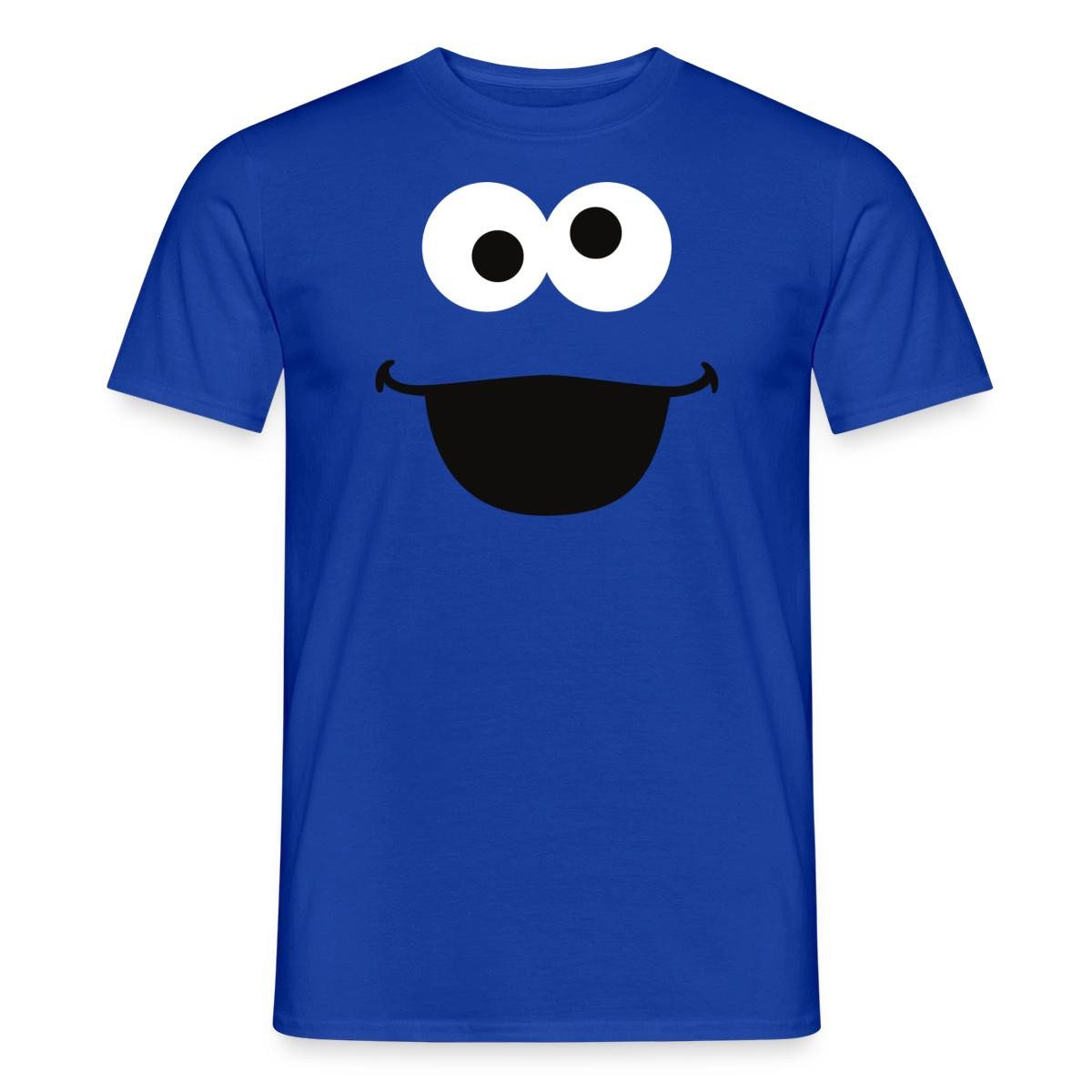 Spreadshirt Sesamstraße Krümelmonster Karneval Männer T-Shirt (1-tlg)