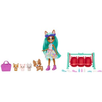 Mattel® Merchandise-Figur Enchantimals Baby Tierfreunde Crizia Corgi & Show