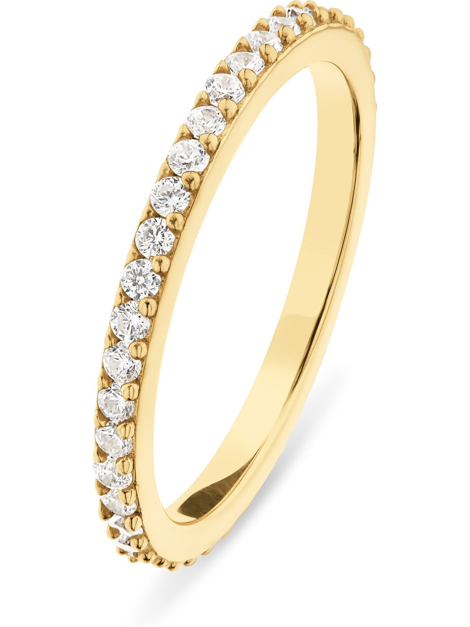 CHRIST Fingerring CHRIST Damen-Damenring 925er Silber Zirkonia, Zirkonia günstig online kaufen