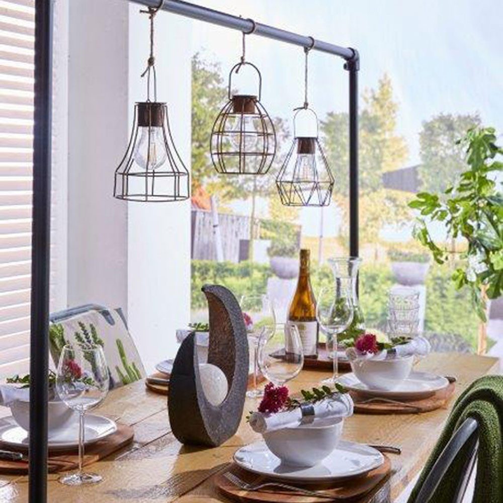 Luxform LED Außen-Tischleuchte Luxform Solar Tischleuchte günstig online kaufen