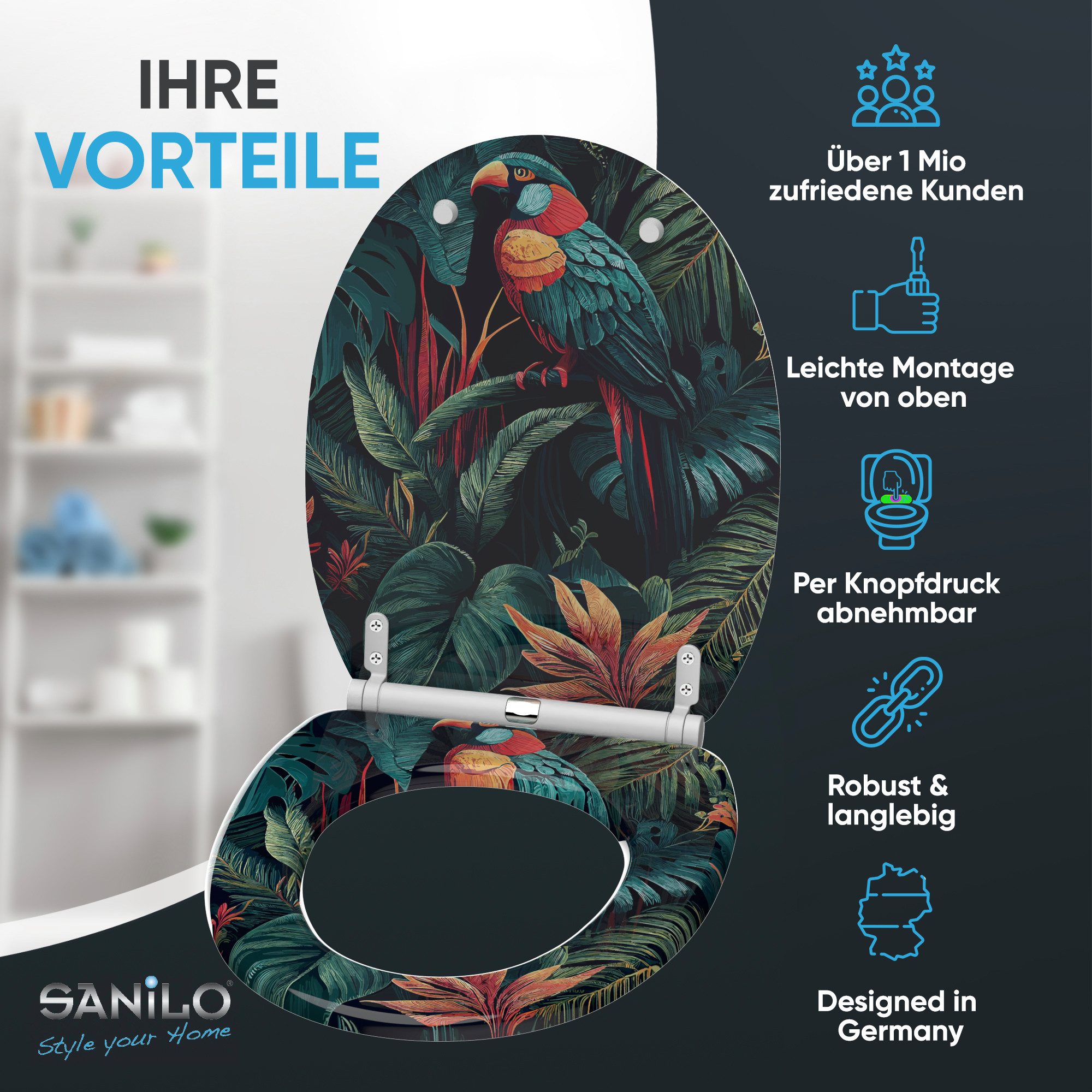 Sanilo WC-Sitz mit Absenkautomatik, viele schöne Toilettensitze direkt vom günstig online kaufen