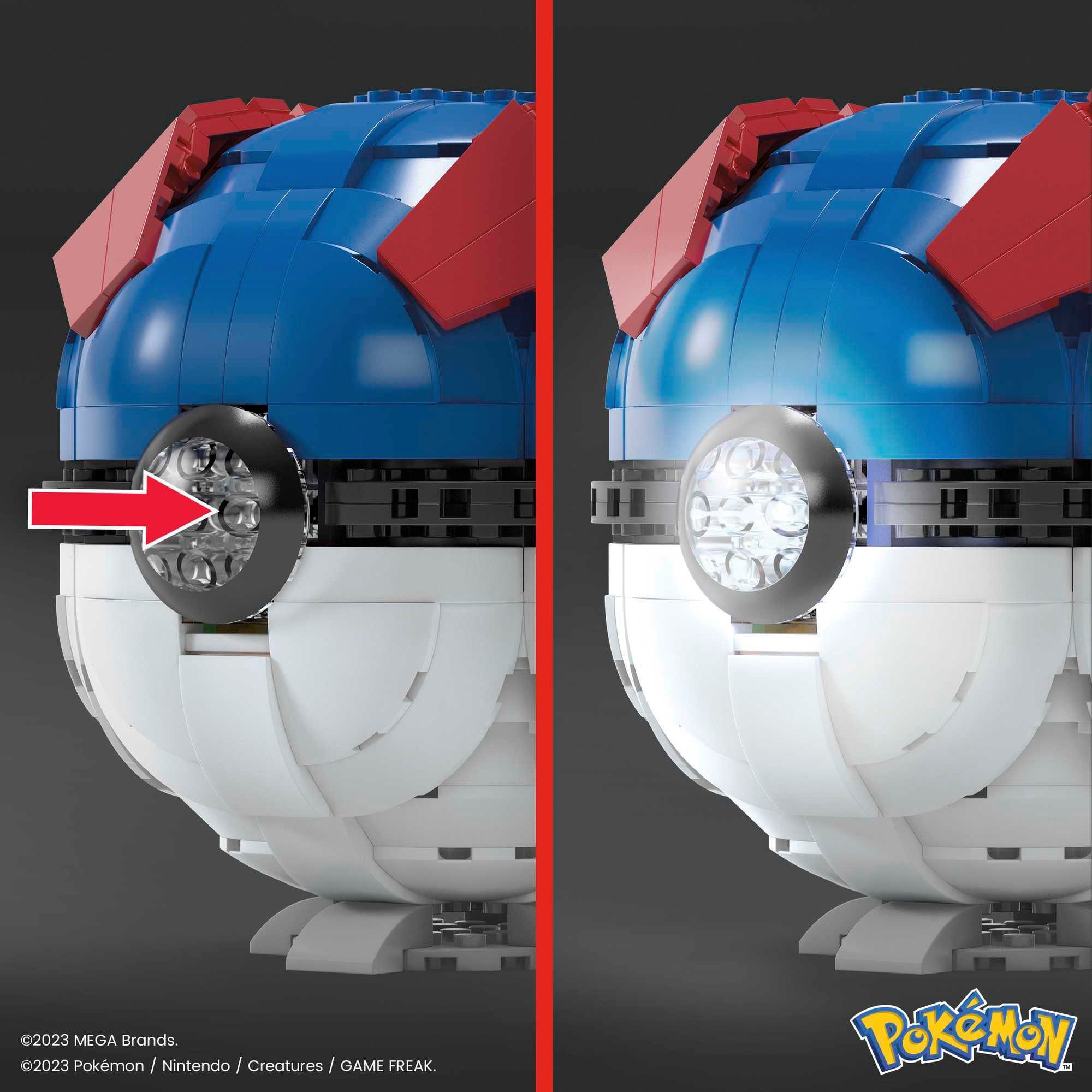 Jumbo Pokémon, MEGA Spielbausteine (299 mit MEGA Superball, Licht St),