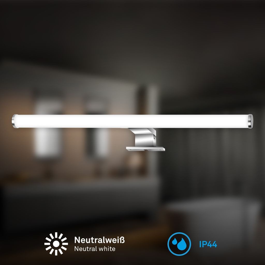 Briloner Leuchten Wandleuchte 2363018, LED fest integriert, 4000K - Neutralweiß
