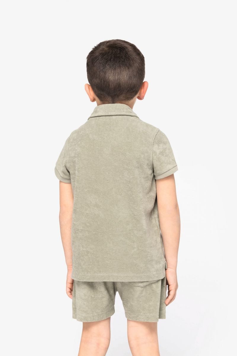 Native Spirit Poloshirt Umweltfreundliches Polohemd aus Frottee für Kinder