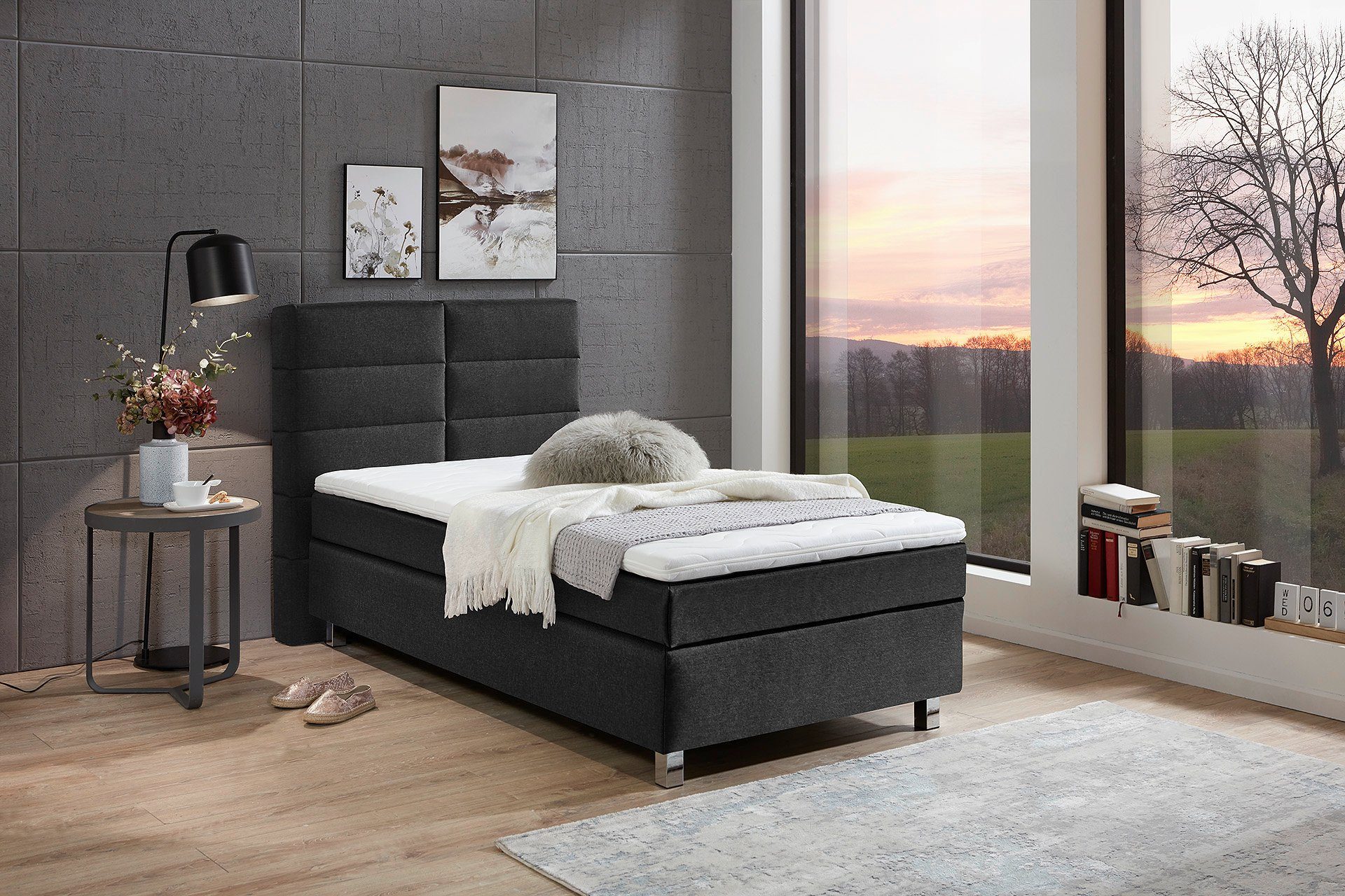 Westfalia Schlafkomfort Boxspringbett, wahlweise mit Kaltschaum-Topper und günstig online kaufen