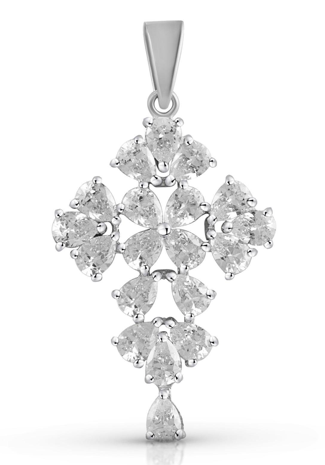Kettenanhänger Schmuck Geschenk Silber 925 Halsschmuck Anhänger Kreuz