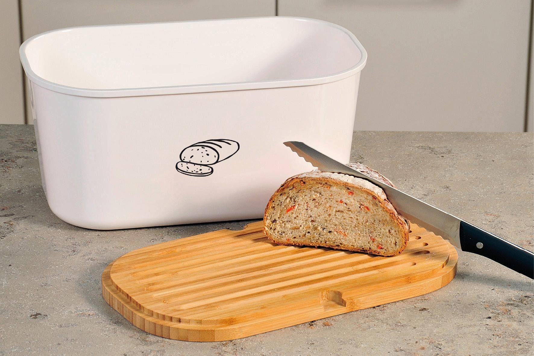 KESPER® Brotkasten, Melamin, (1-tlg), Maße (B/H/T): 37 x 17 x 21,5 cm