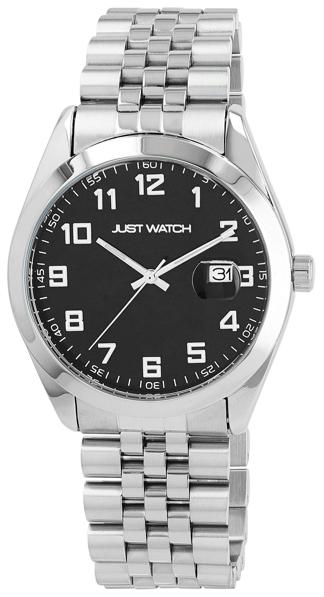 Quarzuhr JW20182 Mit Edelstahl Gliederarmband, Datumsanzeige, D 42 mm