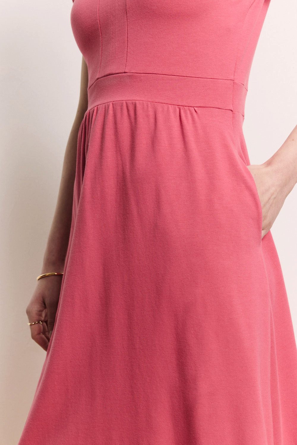 Tranquillo Sommerkleid Feminines Jerseykleid Doroo aus Bio-Baumwolle GOTS-zertifizierte Bio-Baumwolle