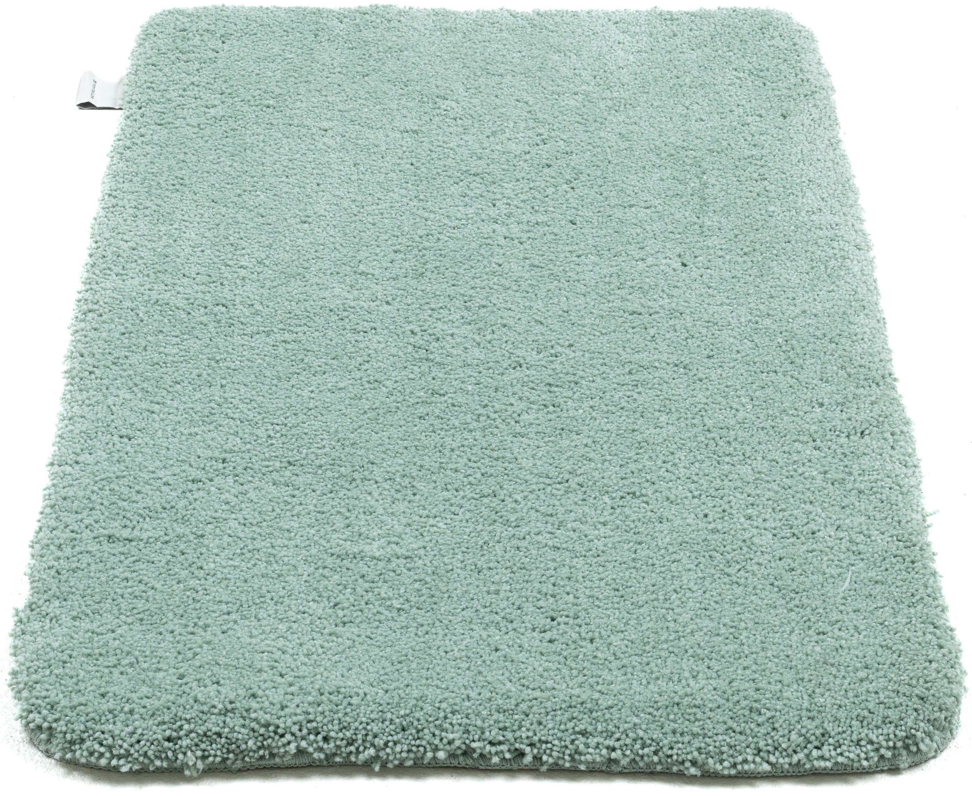 TOM TAILOR HOME Badematte Cozy Bath UNI, Badvorleger, Badezimmer Teppich, Höhe 27 mm, rutschhemmend beschichtet, fußbodenheizungsgeeignet, Polyester, rechteckig, Badteppich, Uni Farben, rechteckig, in rund & oval erhältlich