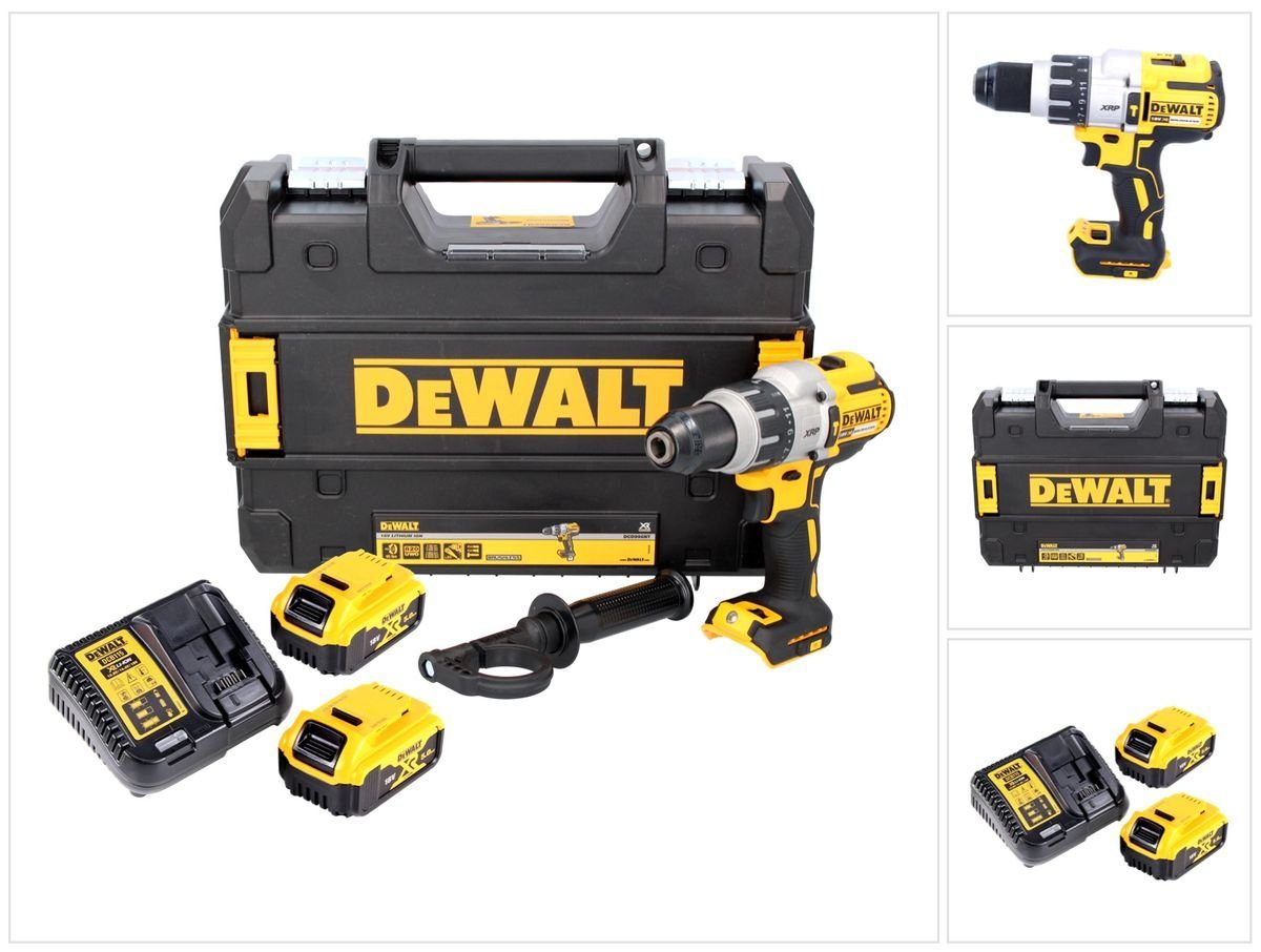 DeWalt Schlagbohrmaschine DCD 996 P2 Akku Schlagbohrschrauber 18 V 95 Nm Brushless + 2x Akku 5
