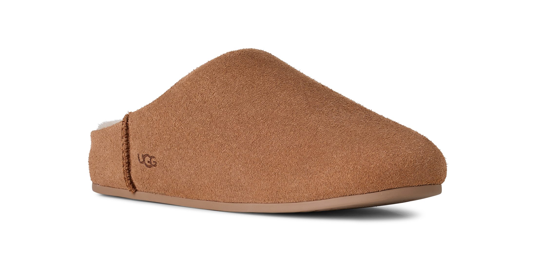 UGG W ELEA SLIP-ON Pantoffel Schlupfschuh, Hausschuh, Mule mit UGG-Logoprägung
