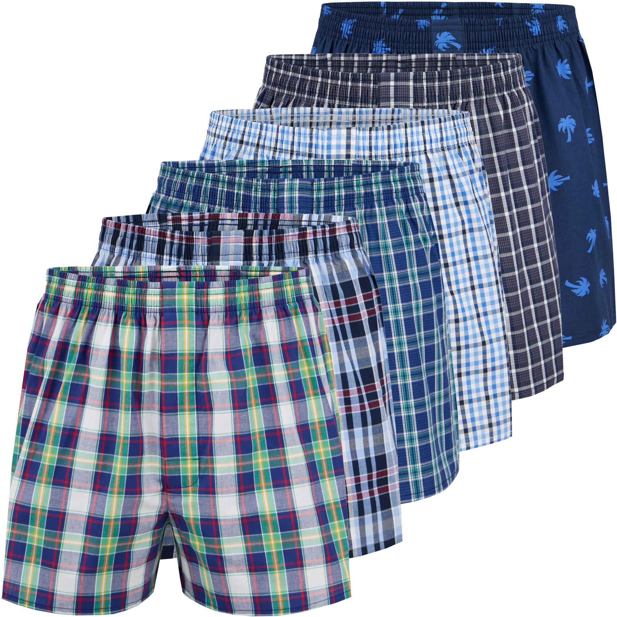 Boxershorts City Life 3er, 6er, 9er Pack Herren Shorts Boxer Webboxer Sparp. S-4XL