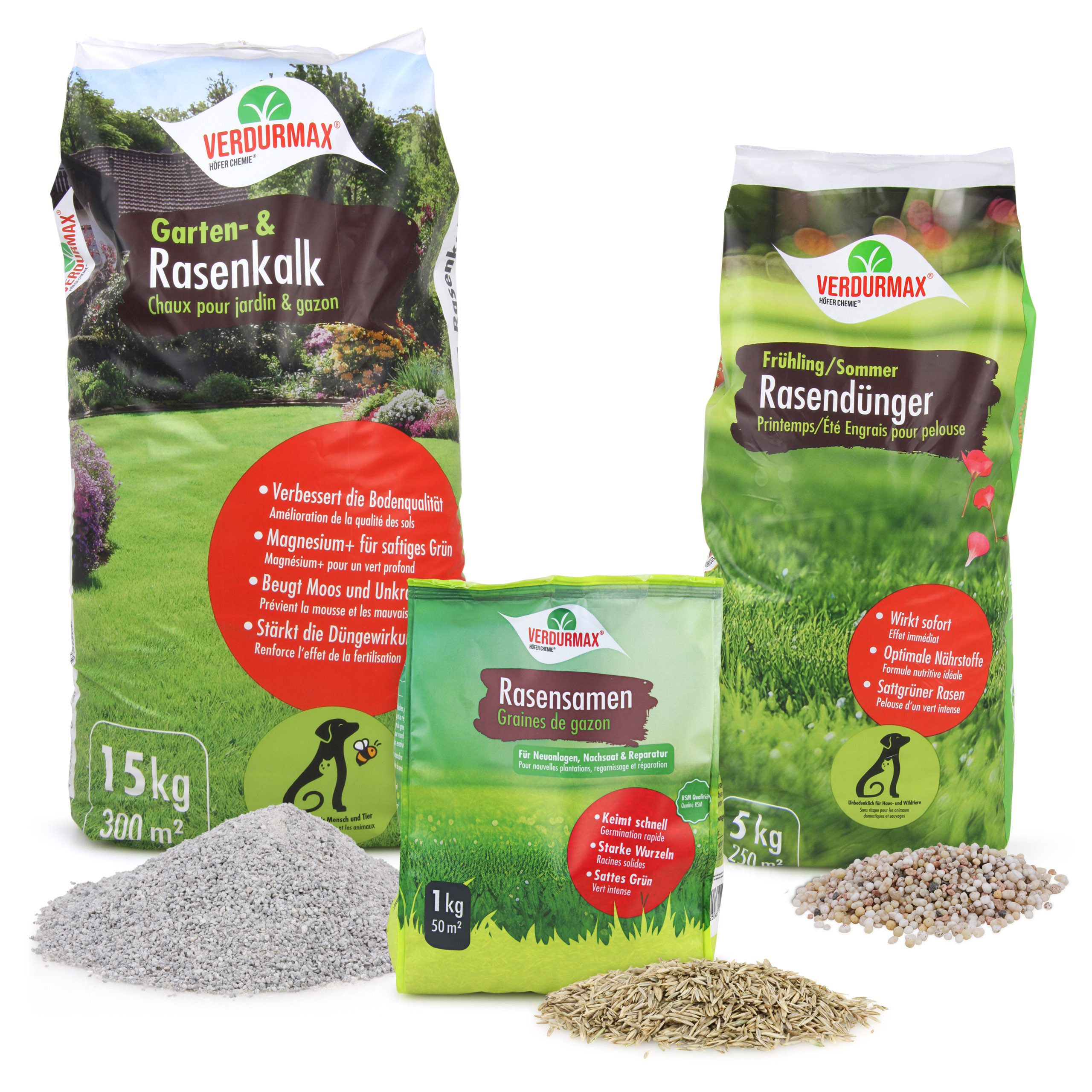 Rasendünger VERDURMAX® Frühlings-Set 250 m²