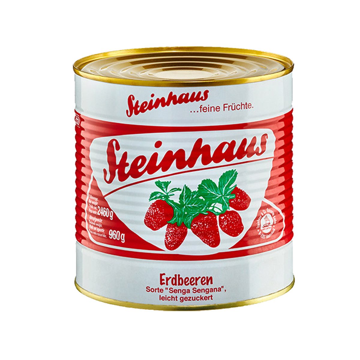 Steinhaus Obstkonserve, Steinhaus Erdbeeren Dosen Erdbeeren perfekt fürs Dessert 2650ml