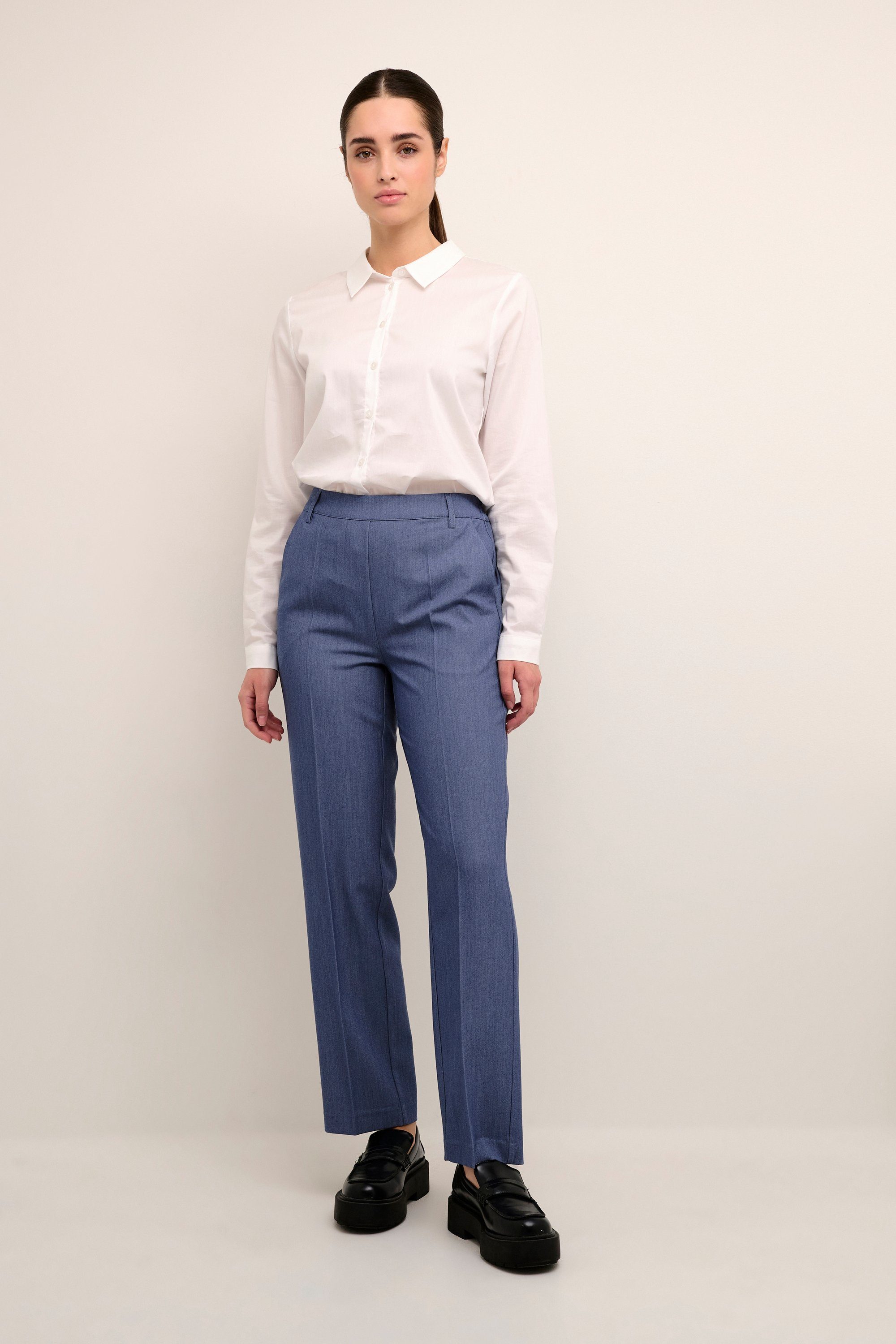 KAFFE Vintage Pants Indigo KAsakura Anzughose Suiting