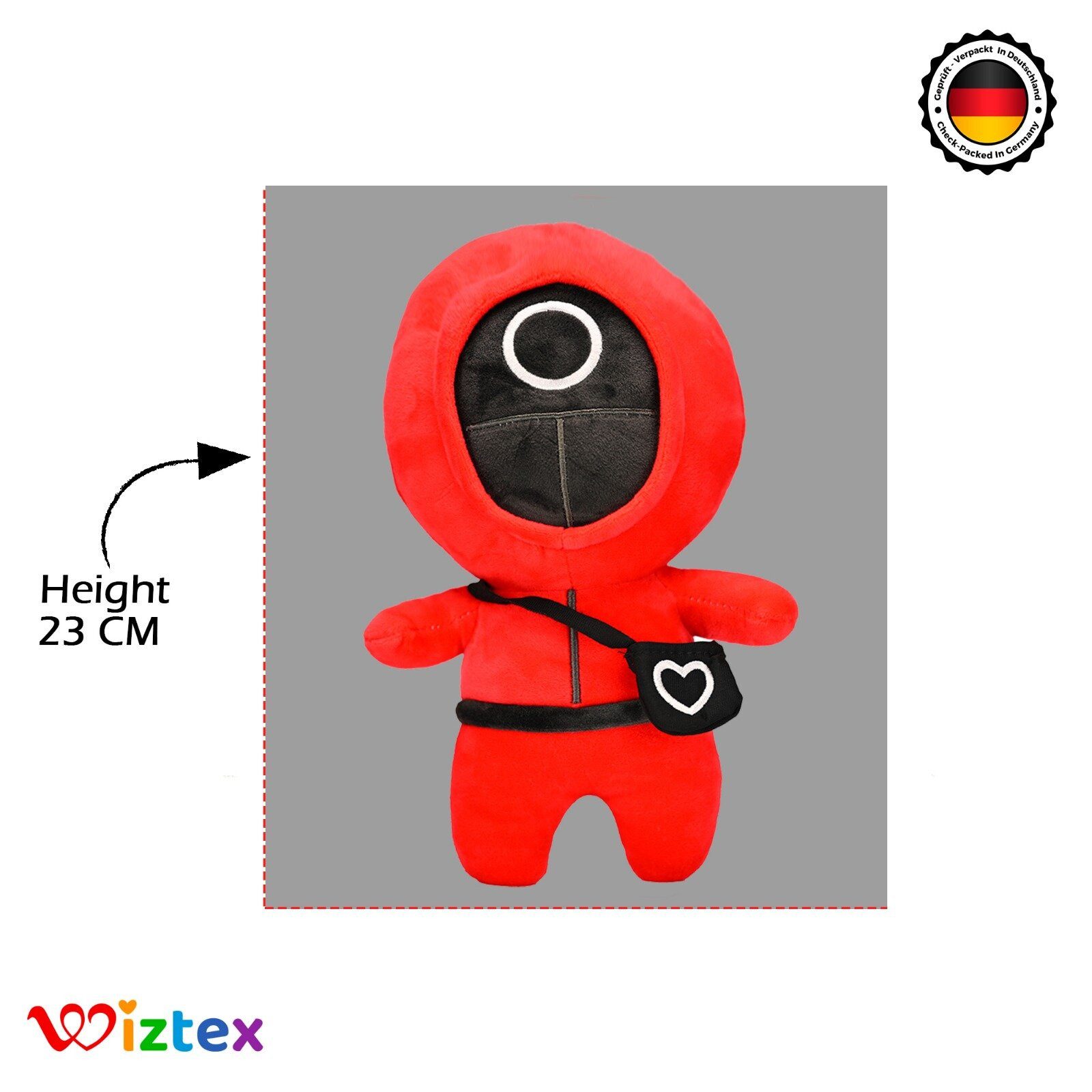 Wiztex Plüschfigur Tintenfisch Spiel Kuscheltier Squid-Spieleserie günstig online kaufen