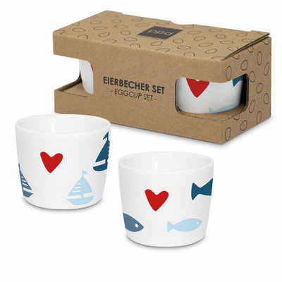 PPD Eierbecher Seaside x 2 Egg Cup Set 2-tlg., (2-tlg)