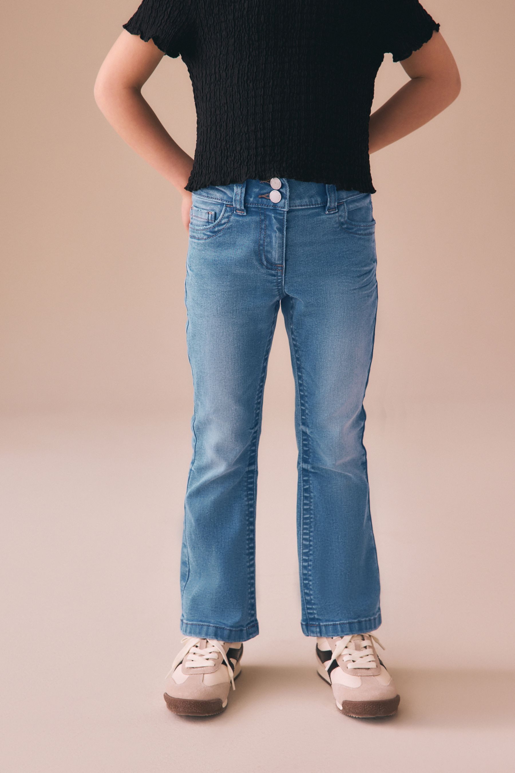 Next Schlagjeans Schlagjeans mit niedrigem Bund (1-tlg) – Bild 5 von 5