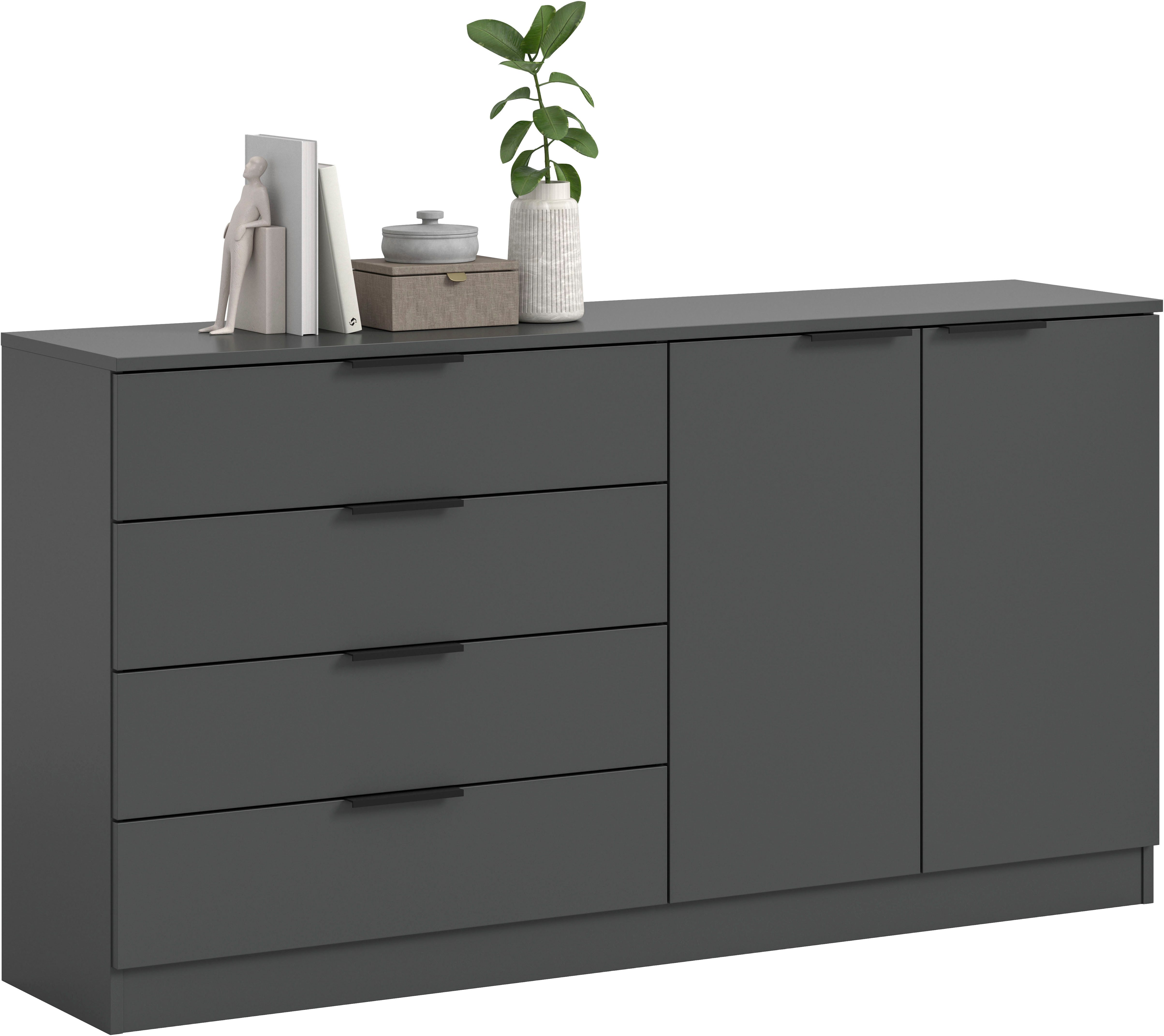 Home affaire Sideboard SKARDE, Breite 148 cm, 4 Schubkästen, 2 Türen, viel günstig online kaufen