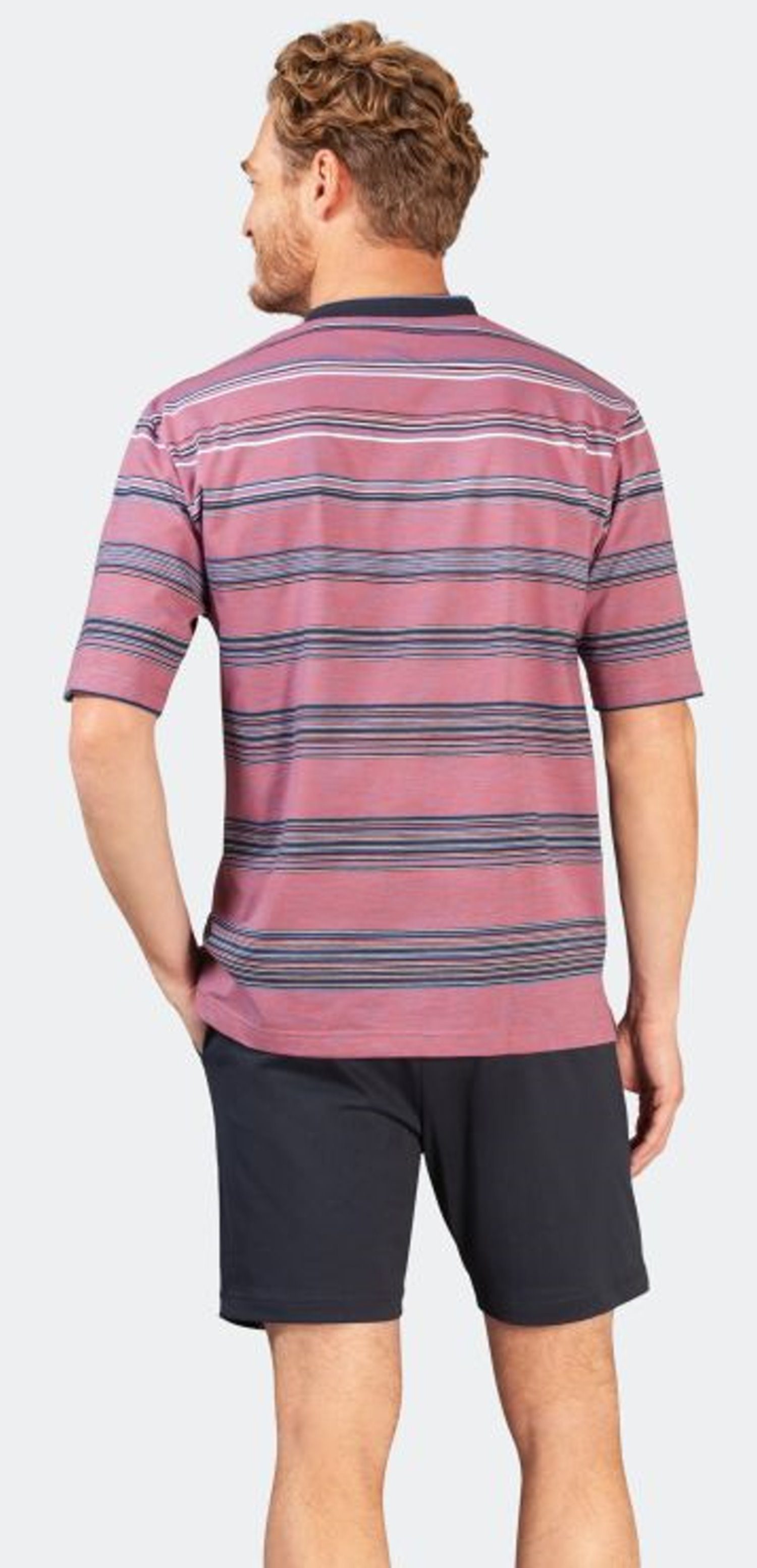 Hajo Shorty Herren Schlafanzug kurz (2 tlg) Modisches Design