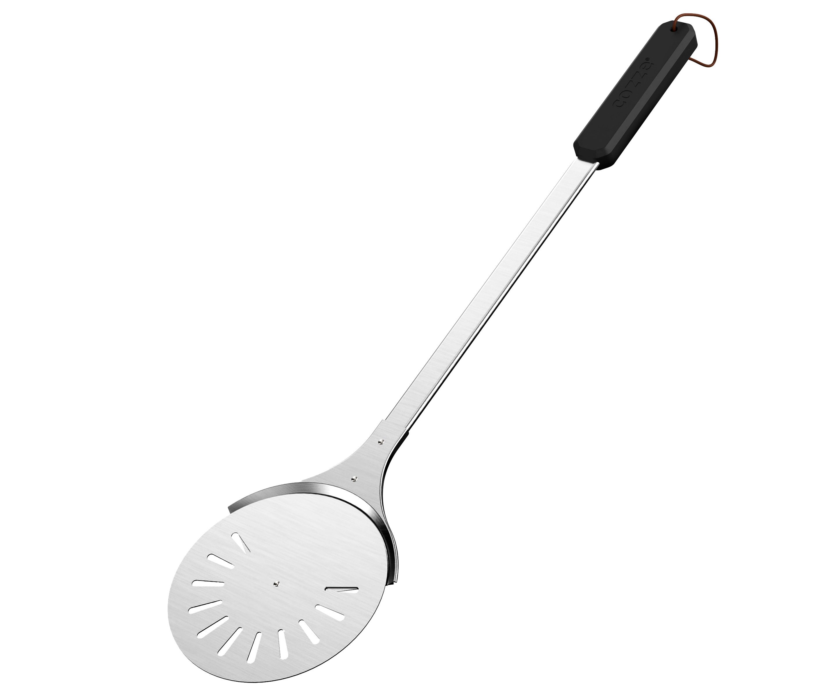 COZZE Grillbesteck-Set Pizzaspachtel, drehbar, 76 cm x 18 x 3 cm