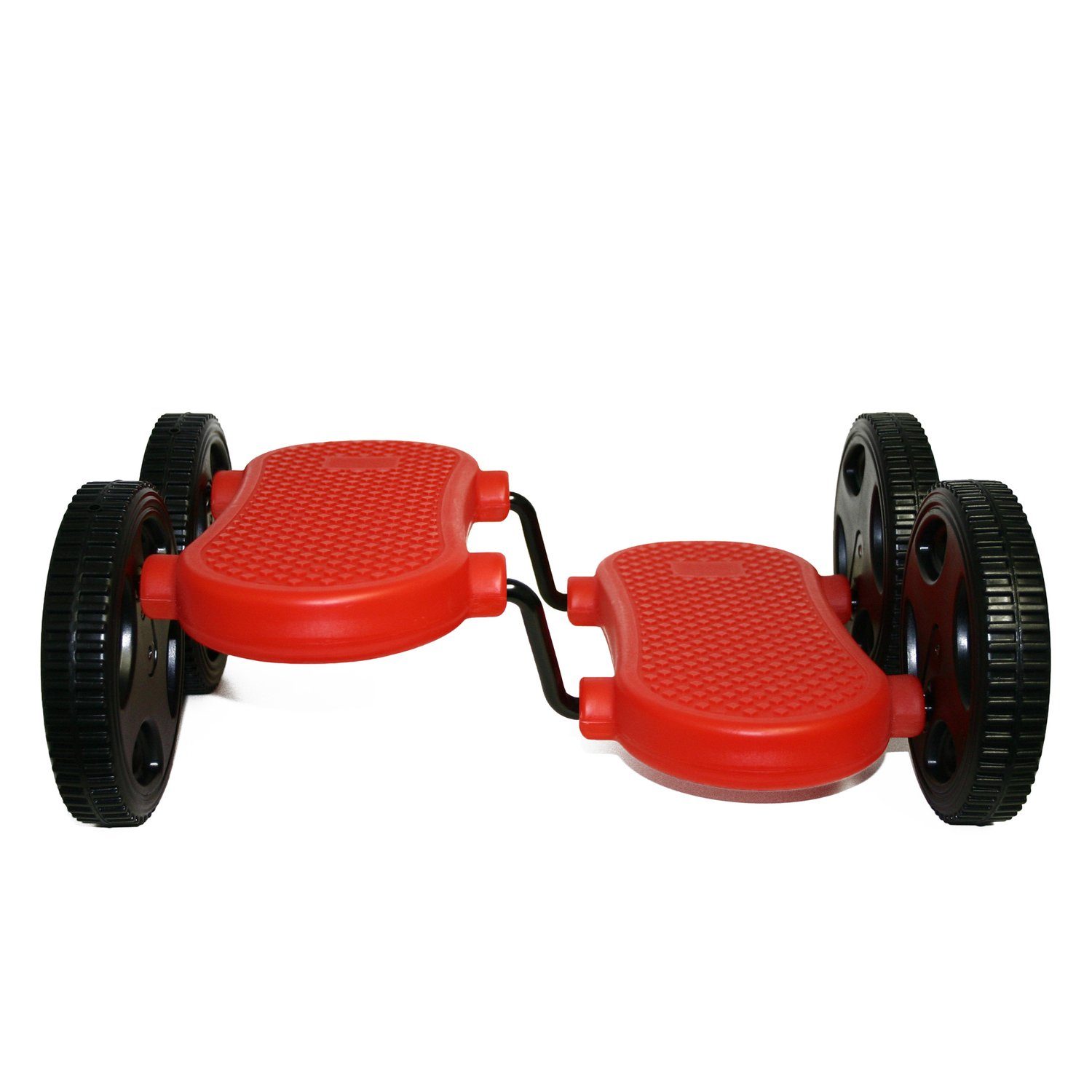 Spielzeug-Gartenset Stepper Walker Pedalroller mit 4 Rädern, rot