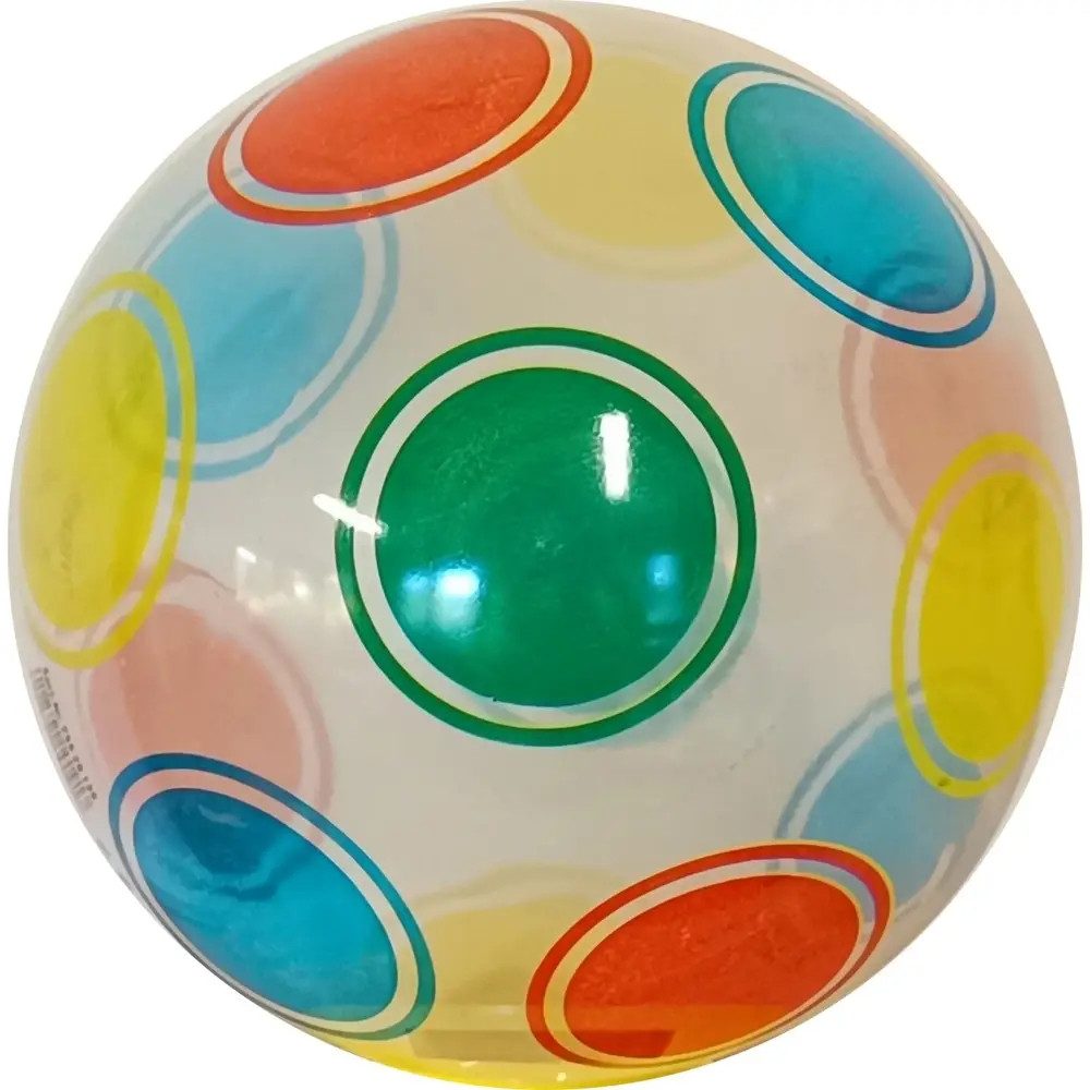 Vedes Spielball Outdoor active Buntball, transparent, 9 Zoll