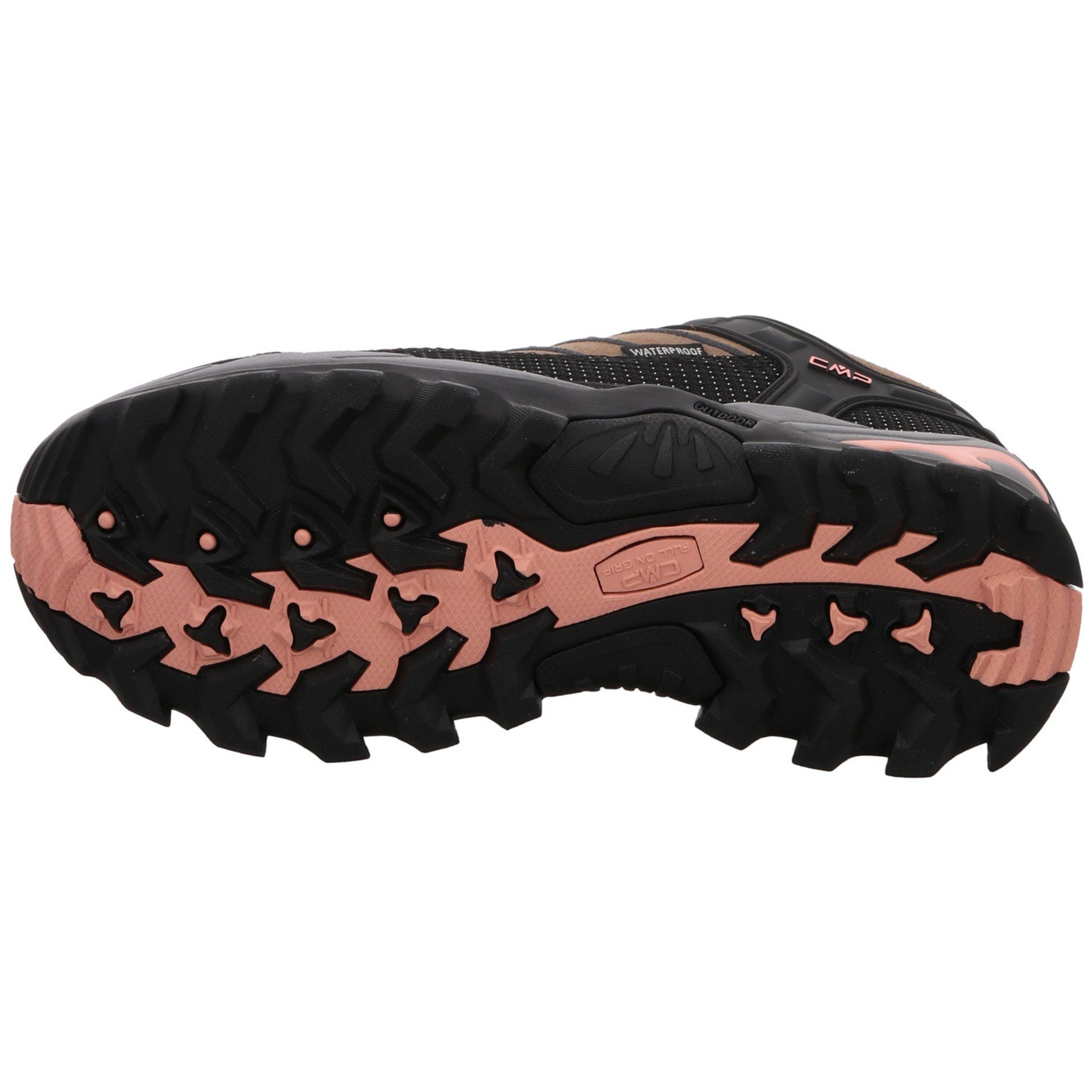 CMP Damen Schuhe Outdoor Rigel Low Outdoorschuh Leder-/Textilkombination CENERE Outdoorschuh