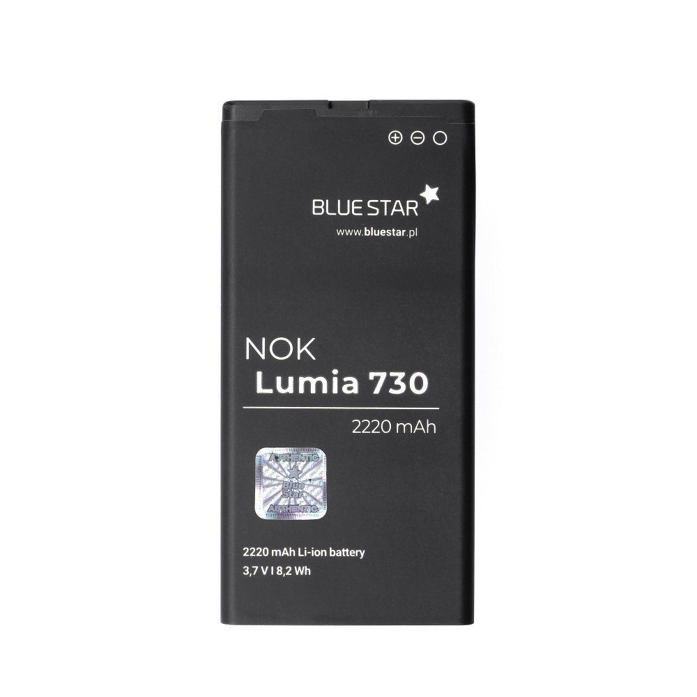 BlueStar Bluestar Akku Ersatz kompatibel mit Nokia Lumia 730 / 735 2220 mAh Austausch Batterie BV-T5A PREMIUM Smartphone-Akku