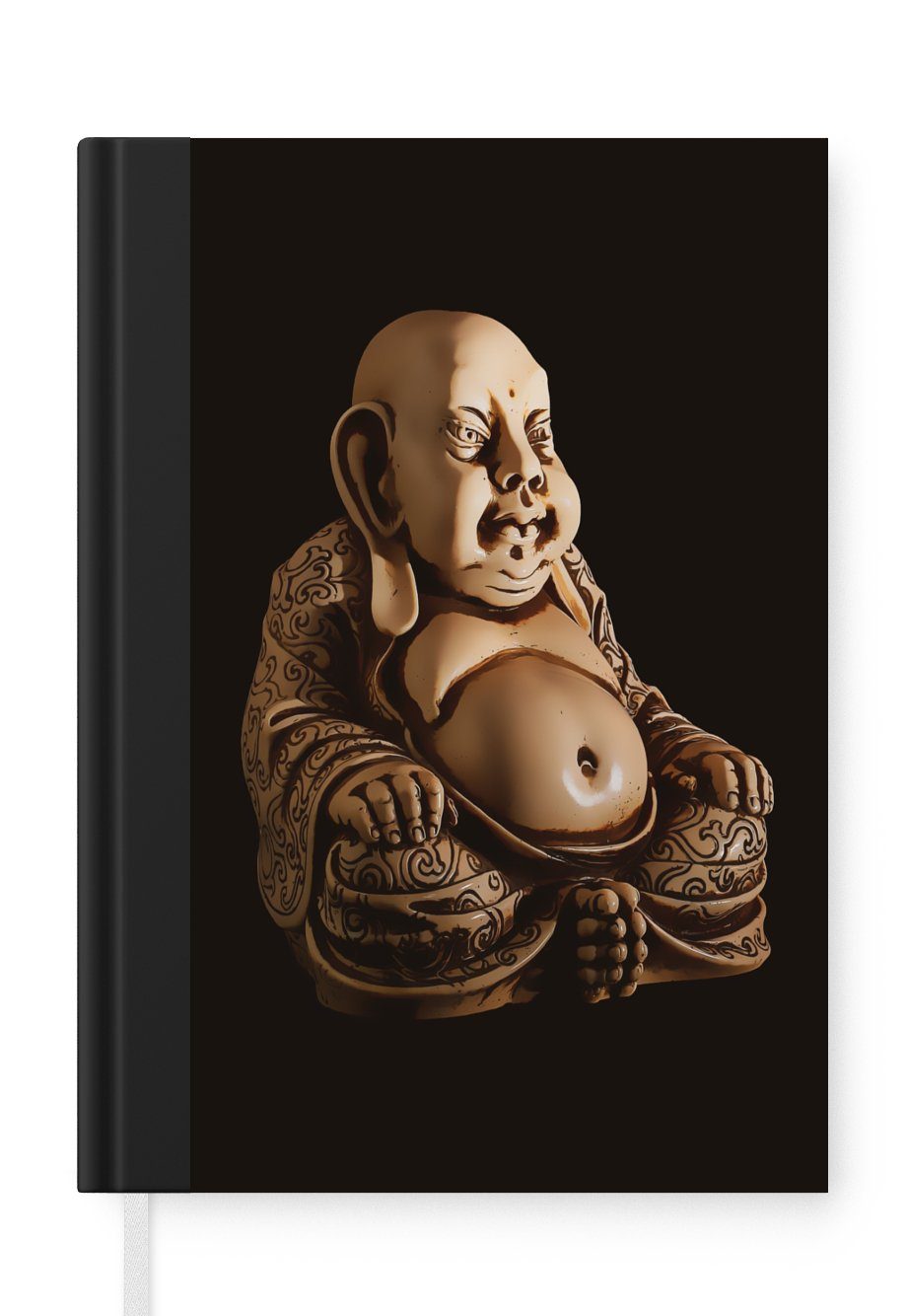 MuchoWow Notizbuch Buddhismus - Monnink - Spirituell, Journal, Merkzettel, Tagebuch, Notizheft, A5, 98 Seiten, Haushaltsbuch