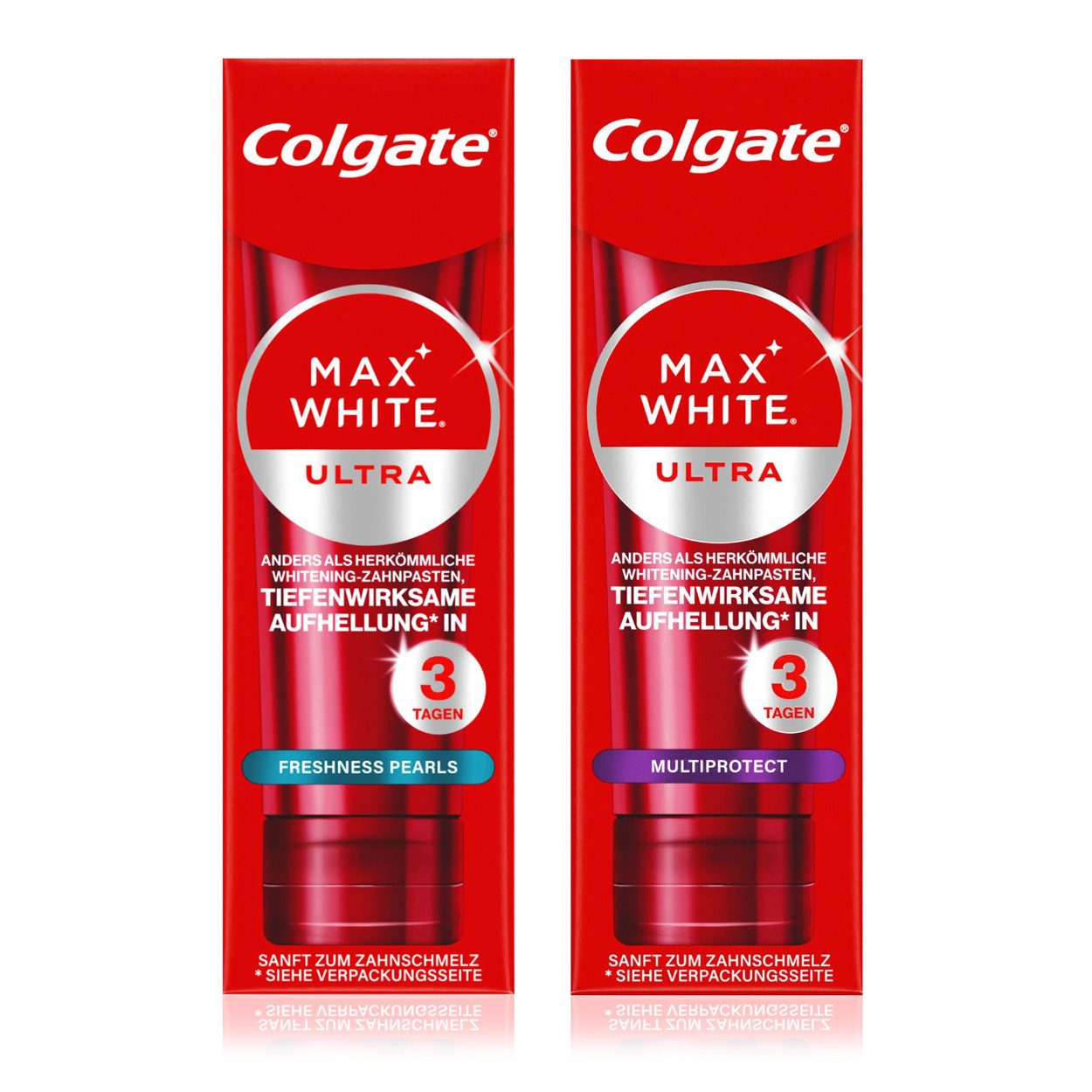 Colgate Zahnbleaching-Paste Smile Restock, Whitening Zahnpasta Set, 2x 50ml, Activeshine Technologie