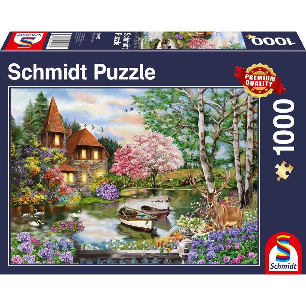 Schmidt Spiele Puzzle Haus am See. 1.000 Teile, 1000 Puzzleteile