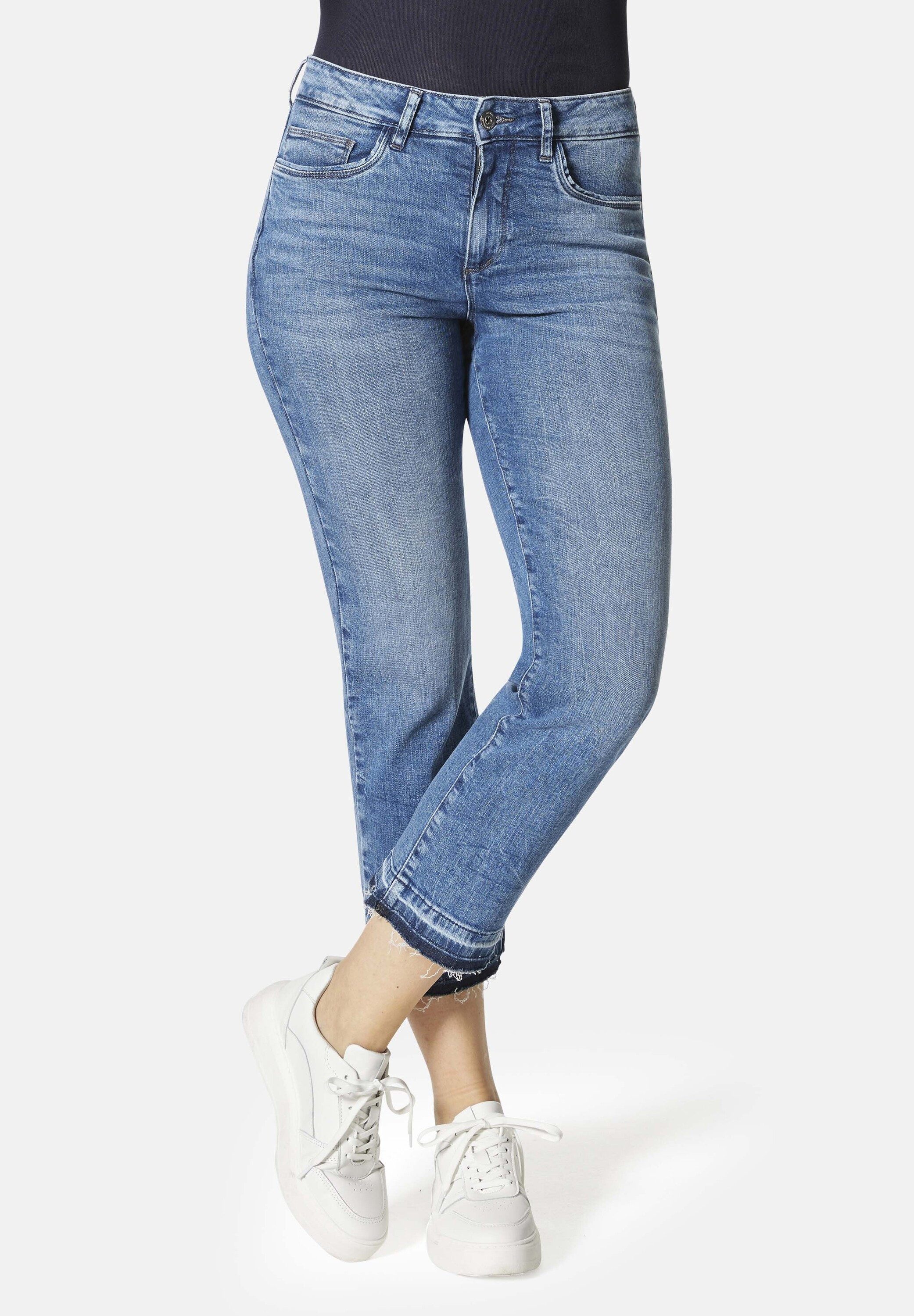 5-Pocket-Jeans California Straight Fit Cropped