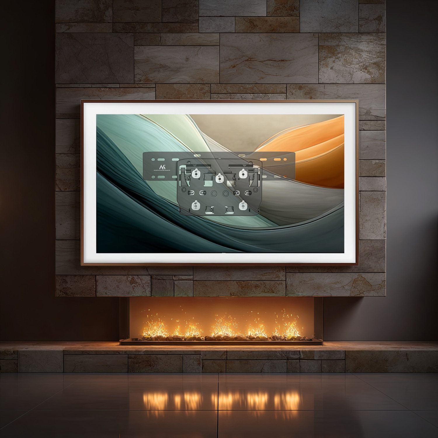 Maclean TV-Wandhalterung MC-837, (bis 75,00 Zoll, für die Q-Serie [ Q7 / Q8 / Q9 / Q7FN / Q9FN 75" ] von Samsung)