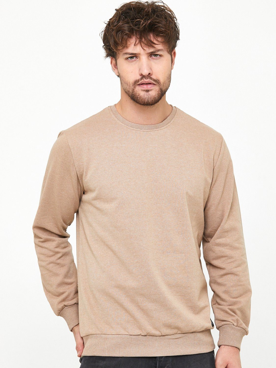 COMEOR Sweatshirt Herren Pullover bequeme Sweater (1-tlg) aus Baumwollmisch günstig online kaufen